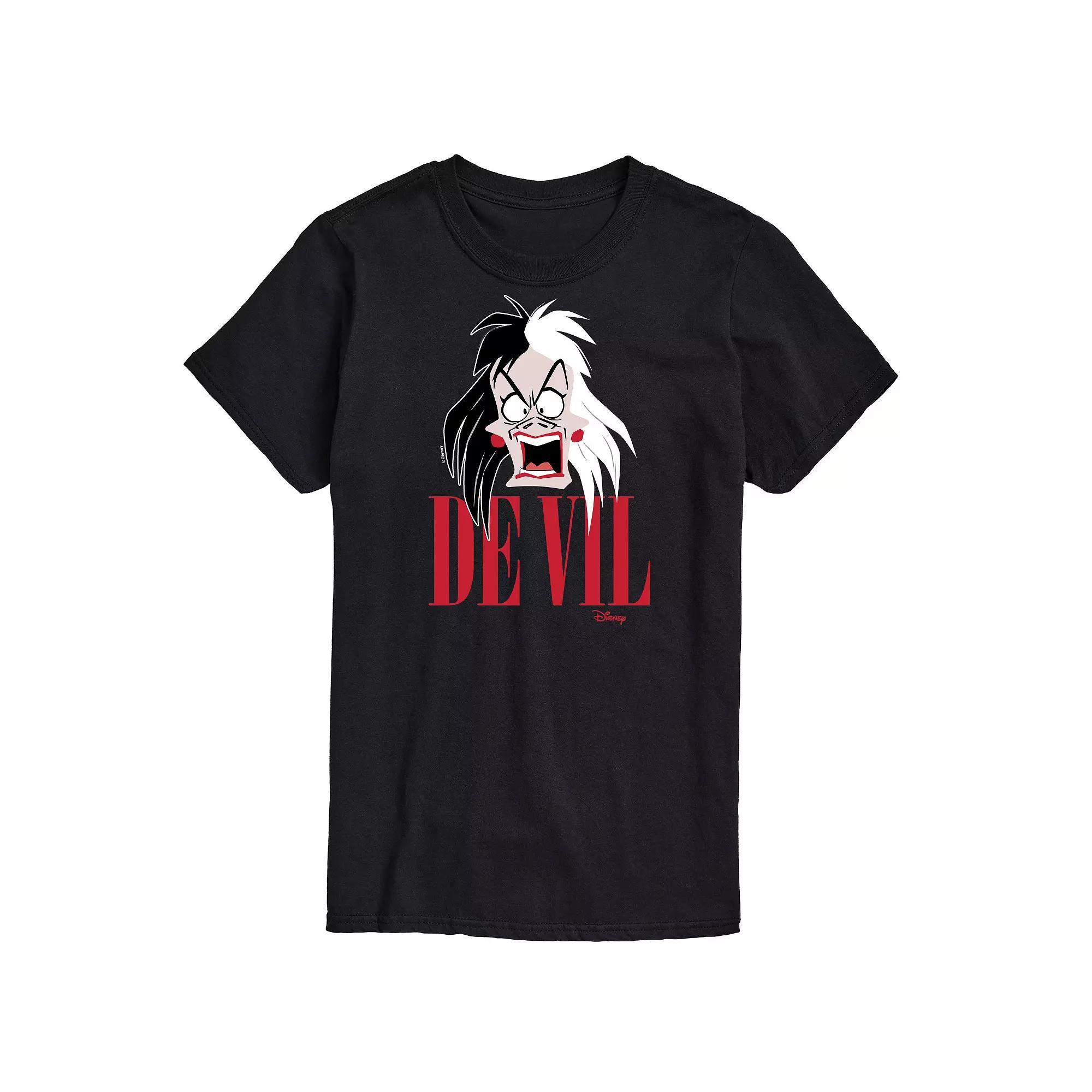 Disney Villains De Vil Mens Graphic Tee Product Image