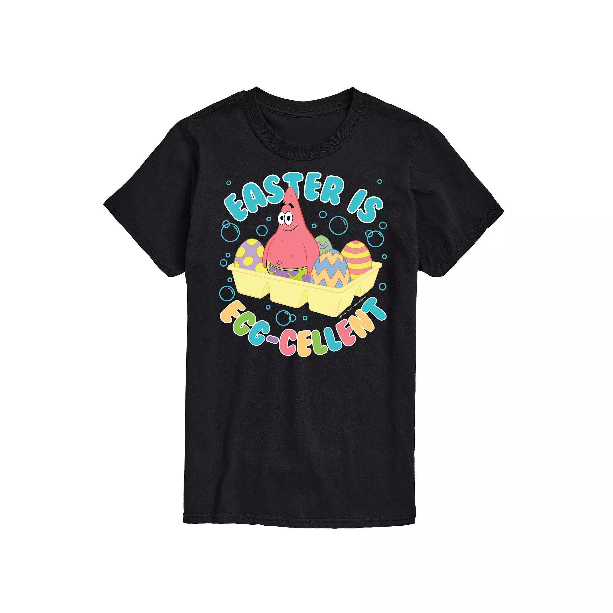 Big & Tall Nickelodeon Spongebob Squarepants Easter Egg-Celent Graphic Tee, Mens Product Image
