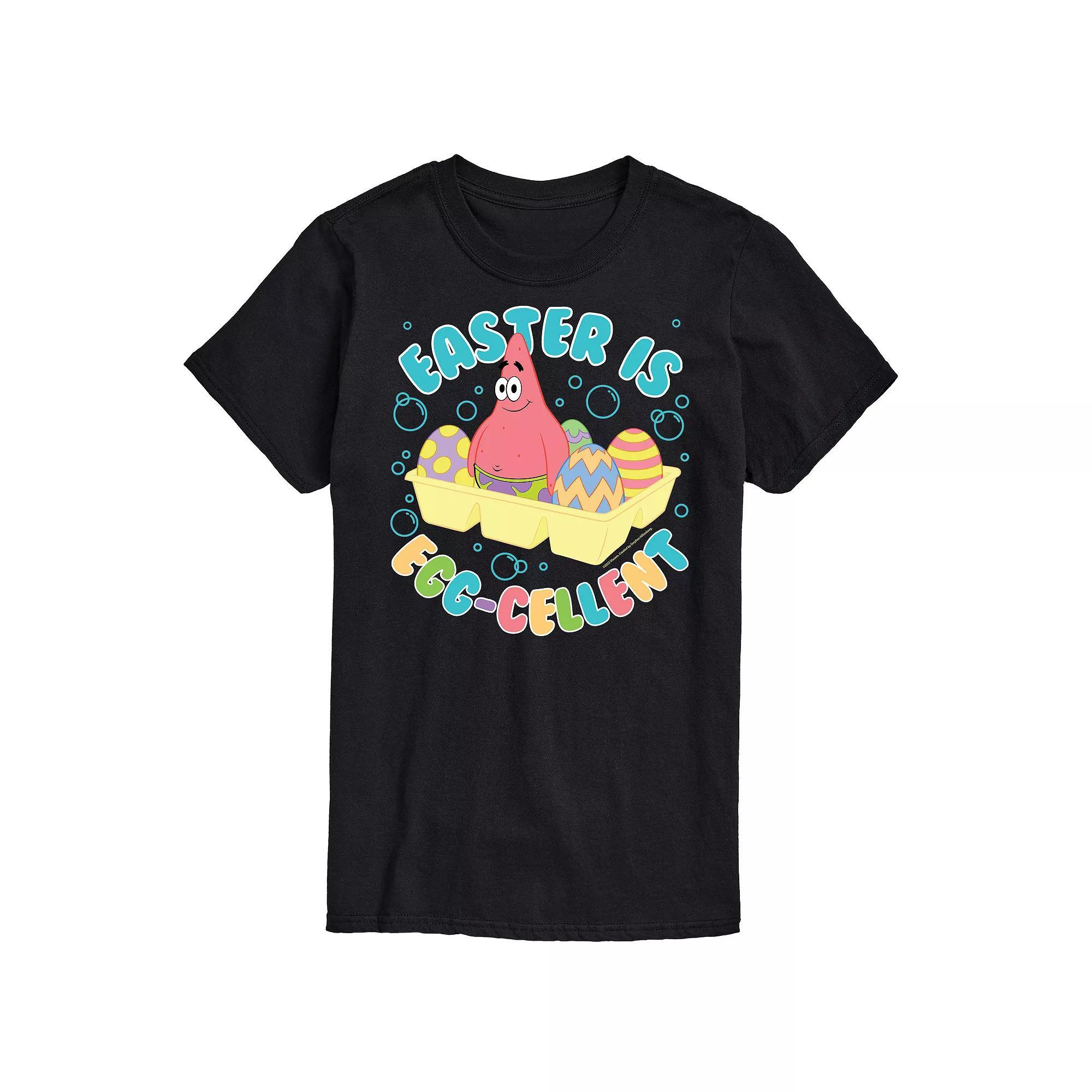 Big & Tall Nickelodeon Spongebob Squarepants Easter Egg-Celent Graphic Tee, Mens Product Image
