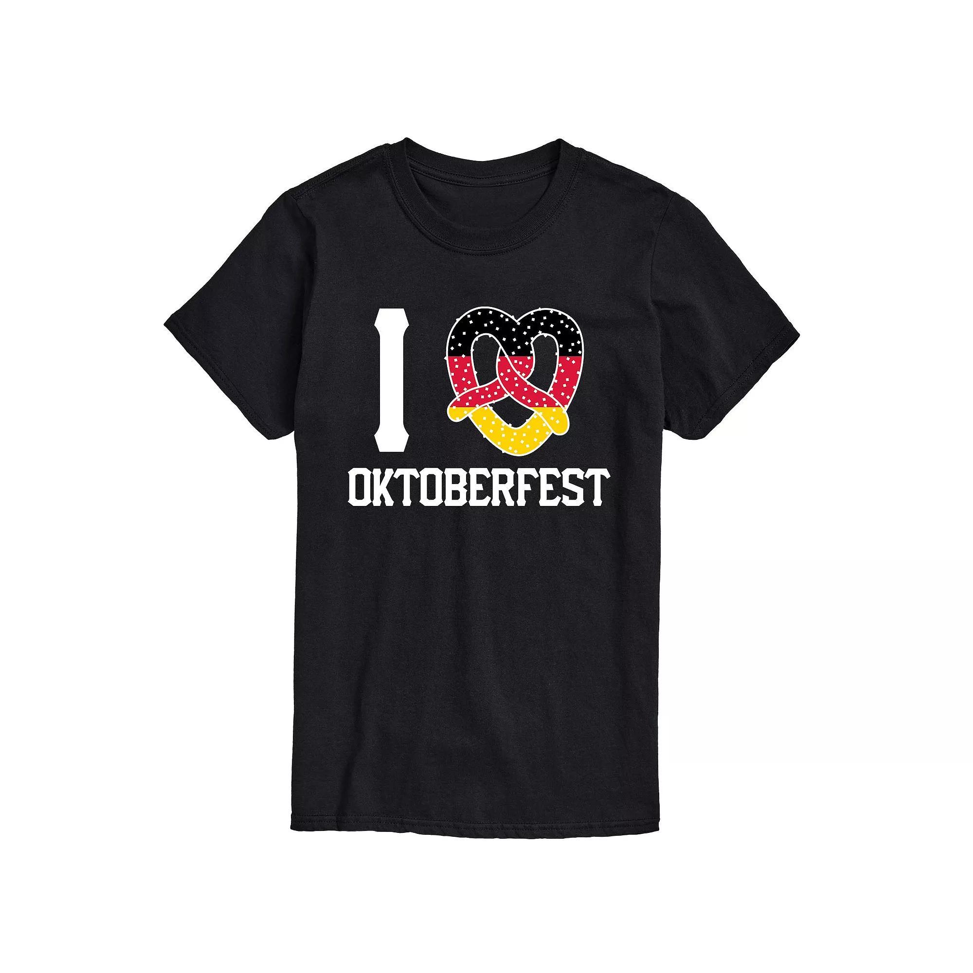 Big & Tall I Pretzel Oktoberfest Graphic Tee, Mens Product Image