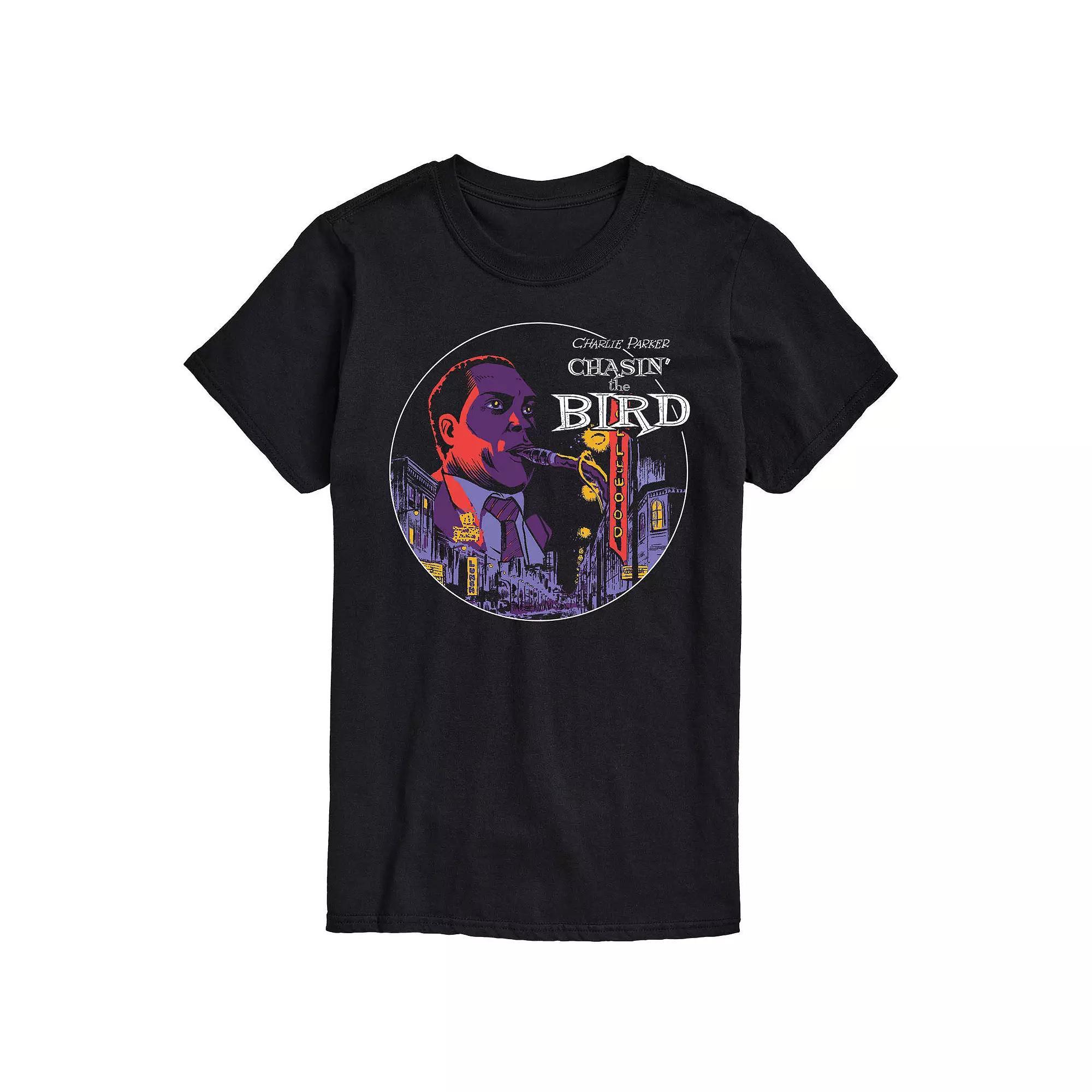 Disneys Lilo & Stitch Mens Full Of Joy Graphic Tee Blue Product Image