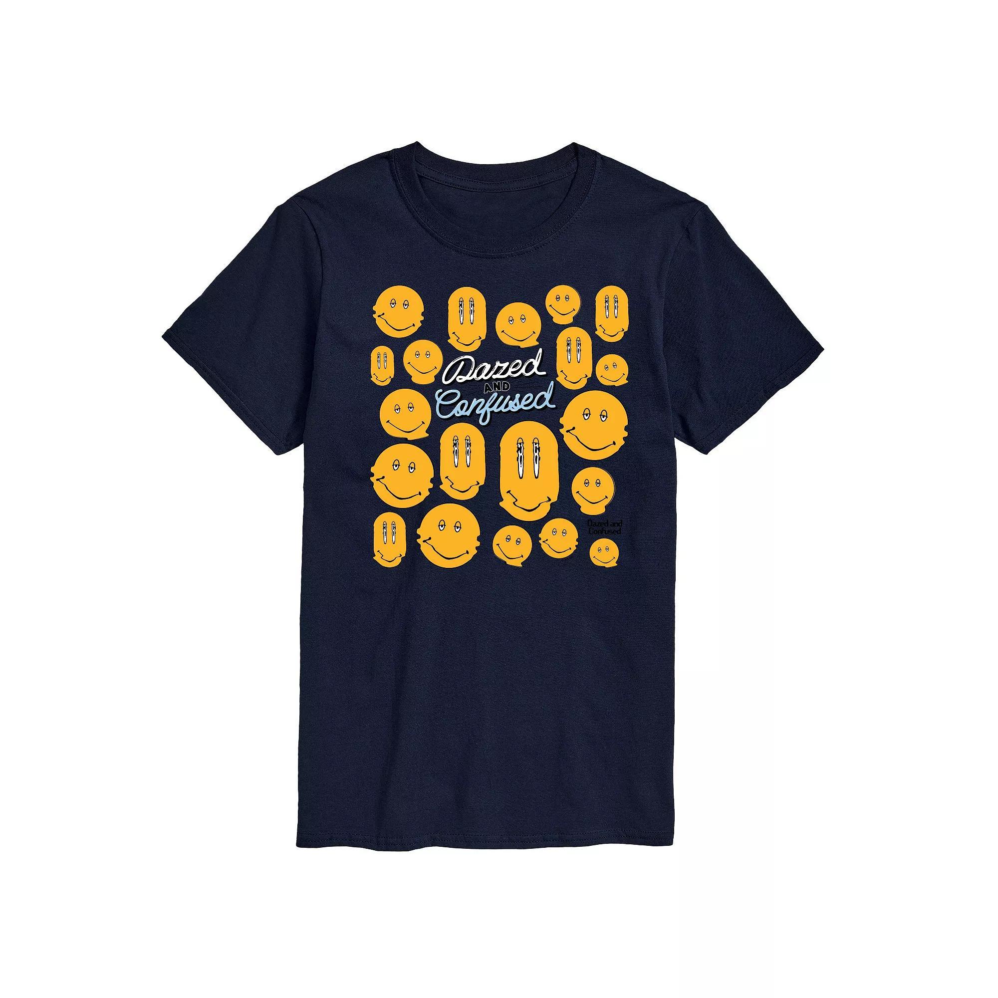 Mens Dazed and Confused Smiley Face Graphic Tee Product Image