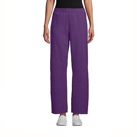 Hanes EcoSmart Womens Fleece Sweatpants with Open Bottom Legs, 30.5 Light Steel S Product Image