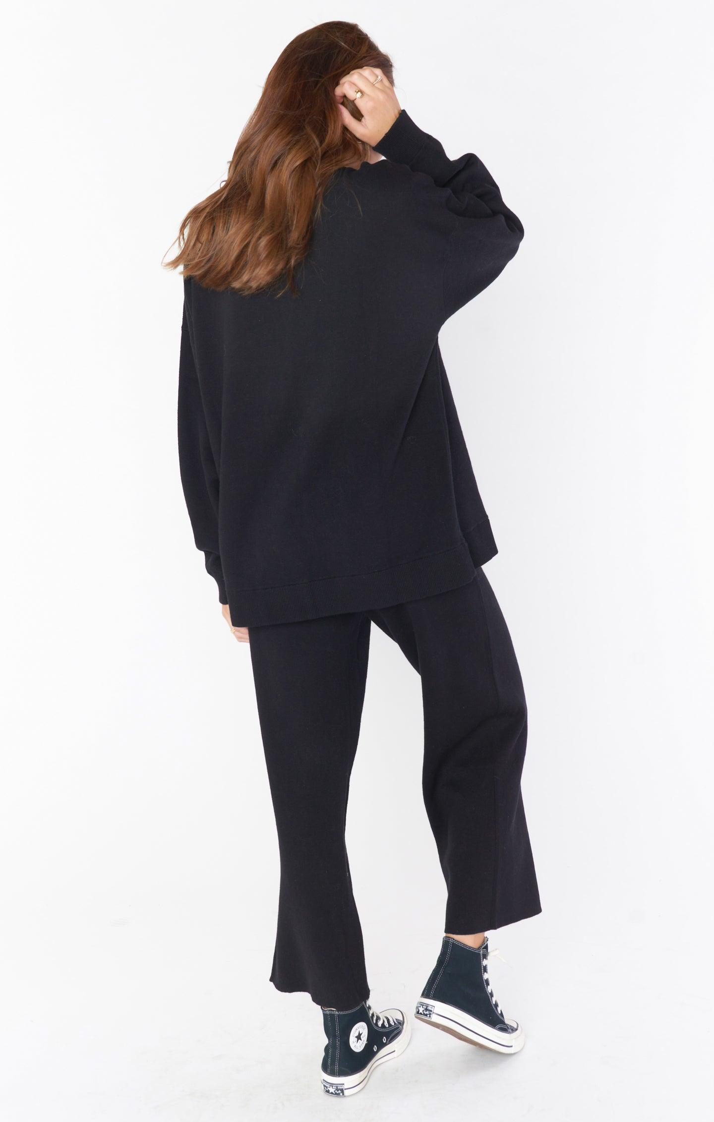 Scout Sweater ~ Black Knit Product Image