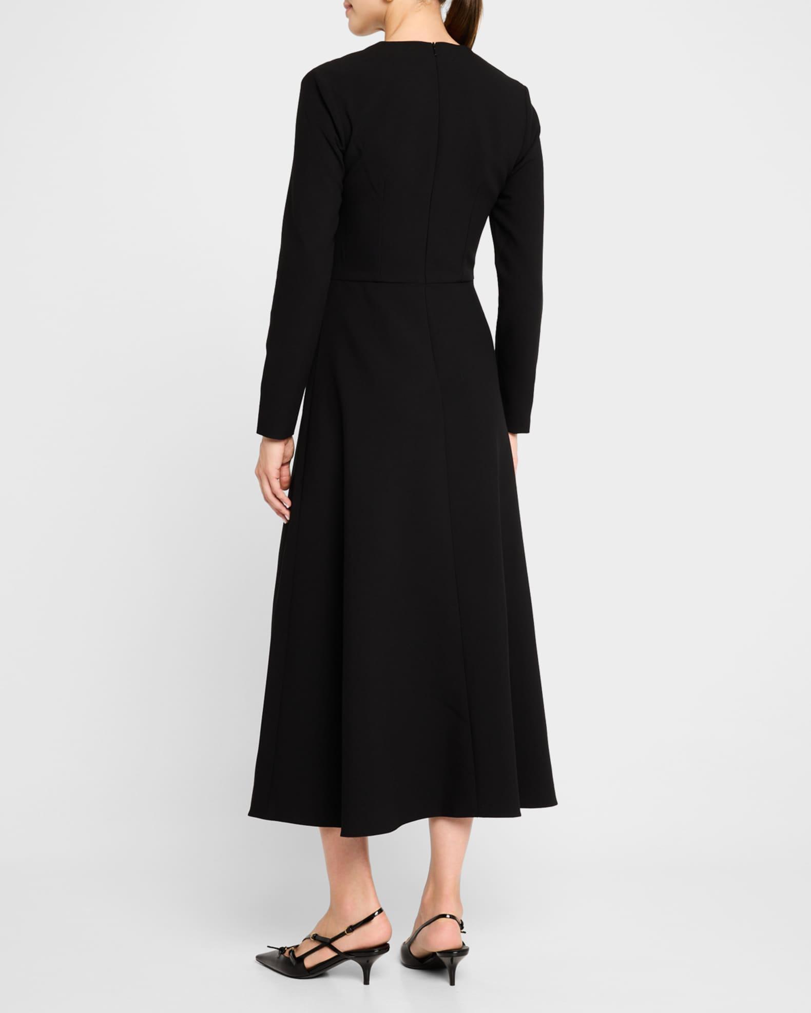 Cruz A-Line Empire Midi Dress Product Image