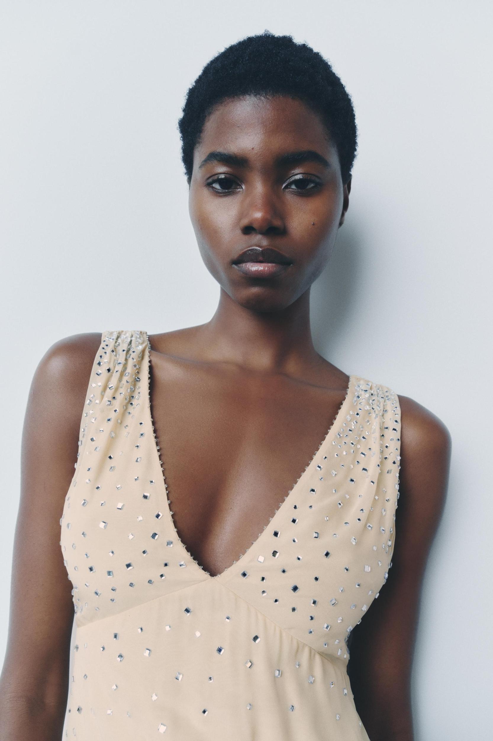SPARKLY MINI DRESS ZW COLLECTION Product Image