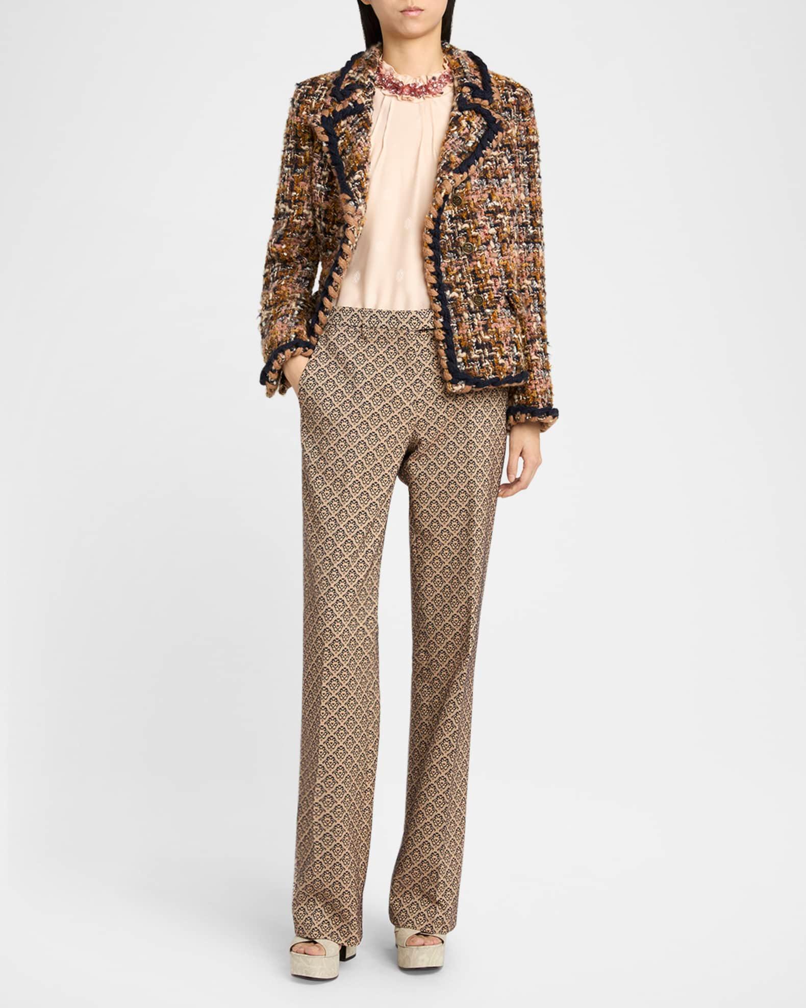 Sleeveless Embellished-Neck Blouse Product Image