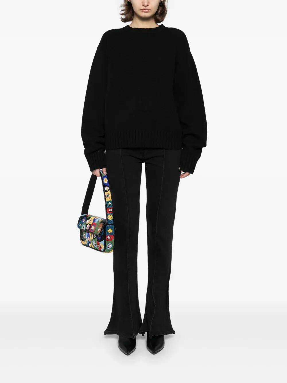 EXTREME CASHMERE Oldie Pullover In Raven Product Image
