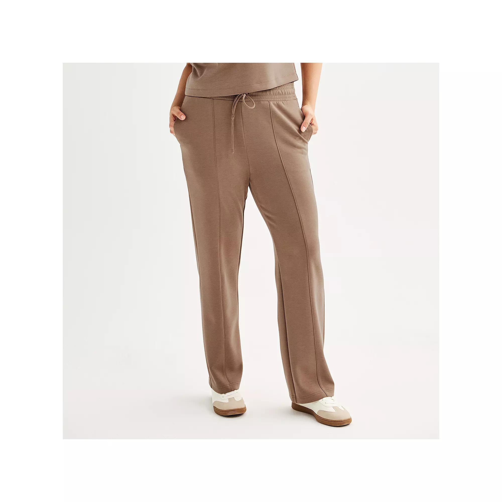 Women's FLX High-Rise Solace Straight Leg Pants, Size: XXL LONG, Kameron Brown Product Image