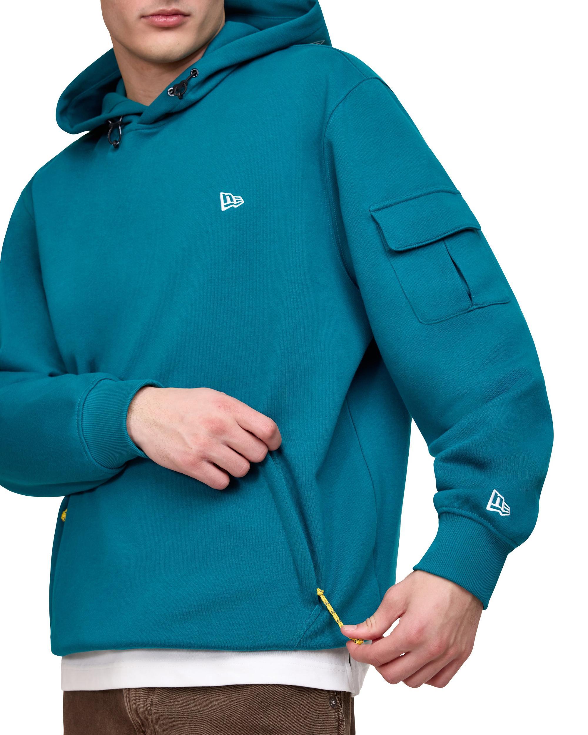 New Era Cap Blue Outdoor Hoodie Male Product Image