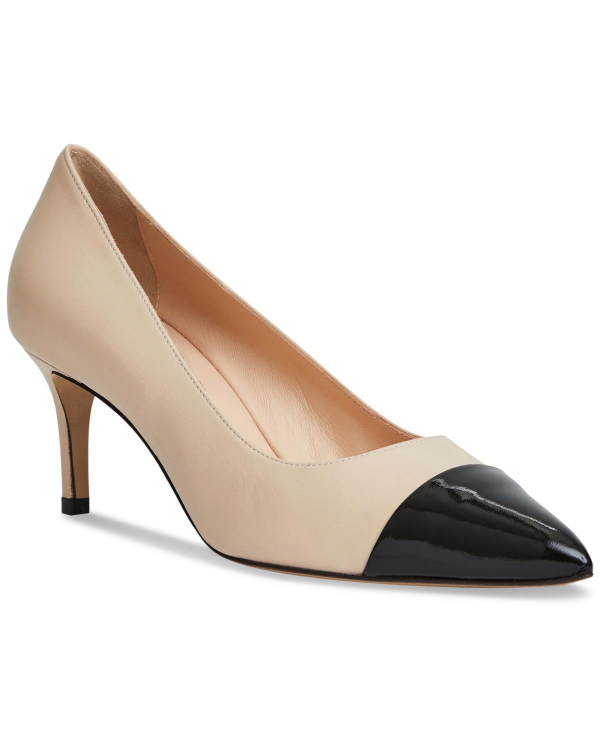 Bruno Magli Womens Tara Capped-Toe Pumps Product Image