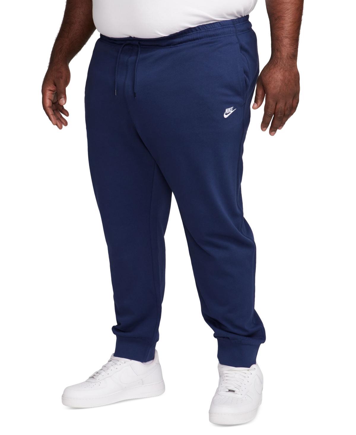 Men's Nike Club Knit Joggers, Size: Large, Dark Gray Grey Product Image