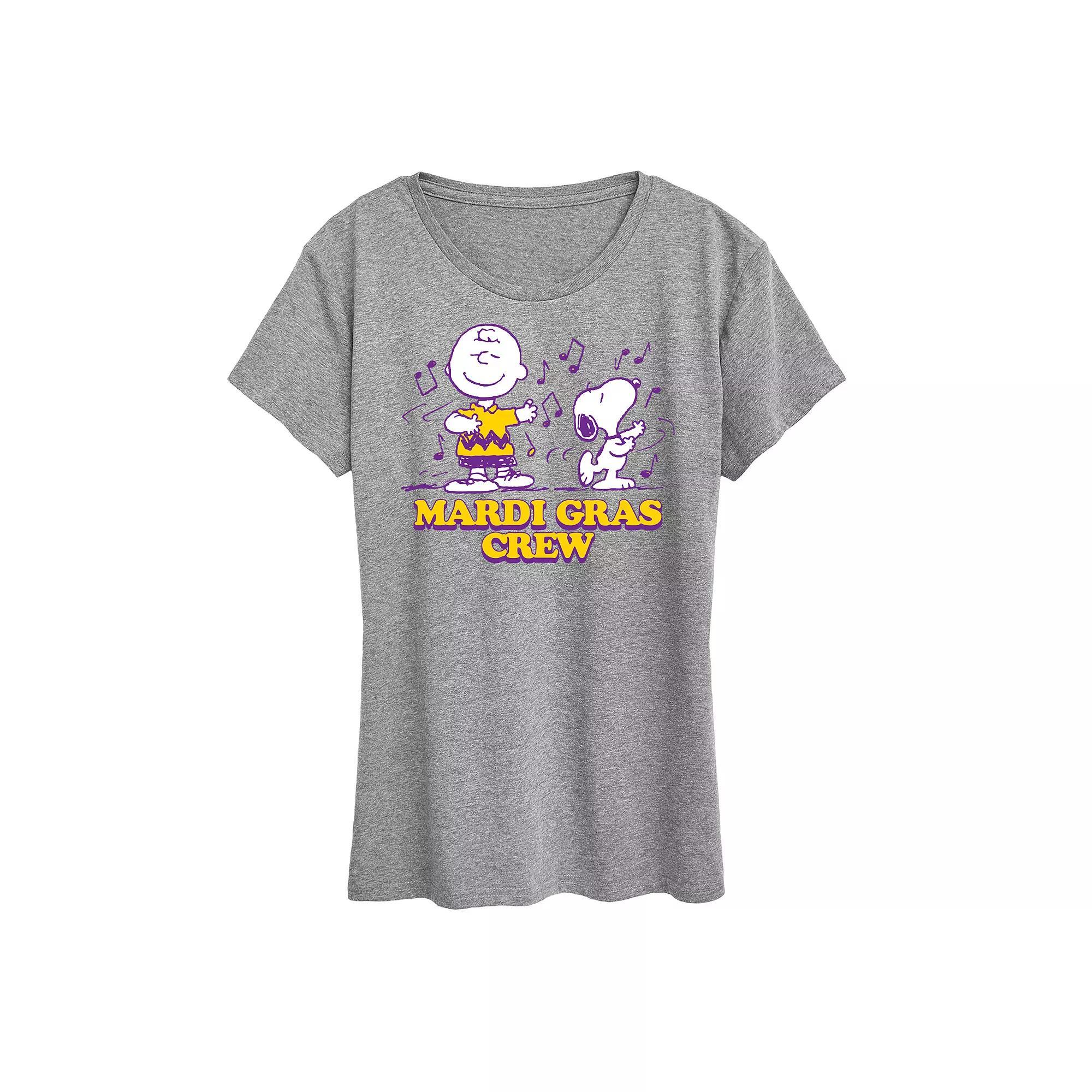 Womens Poppy Floral Cross Graphic Tee Grey Green Product Image