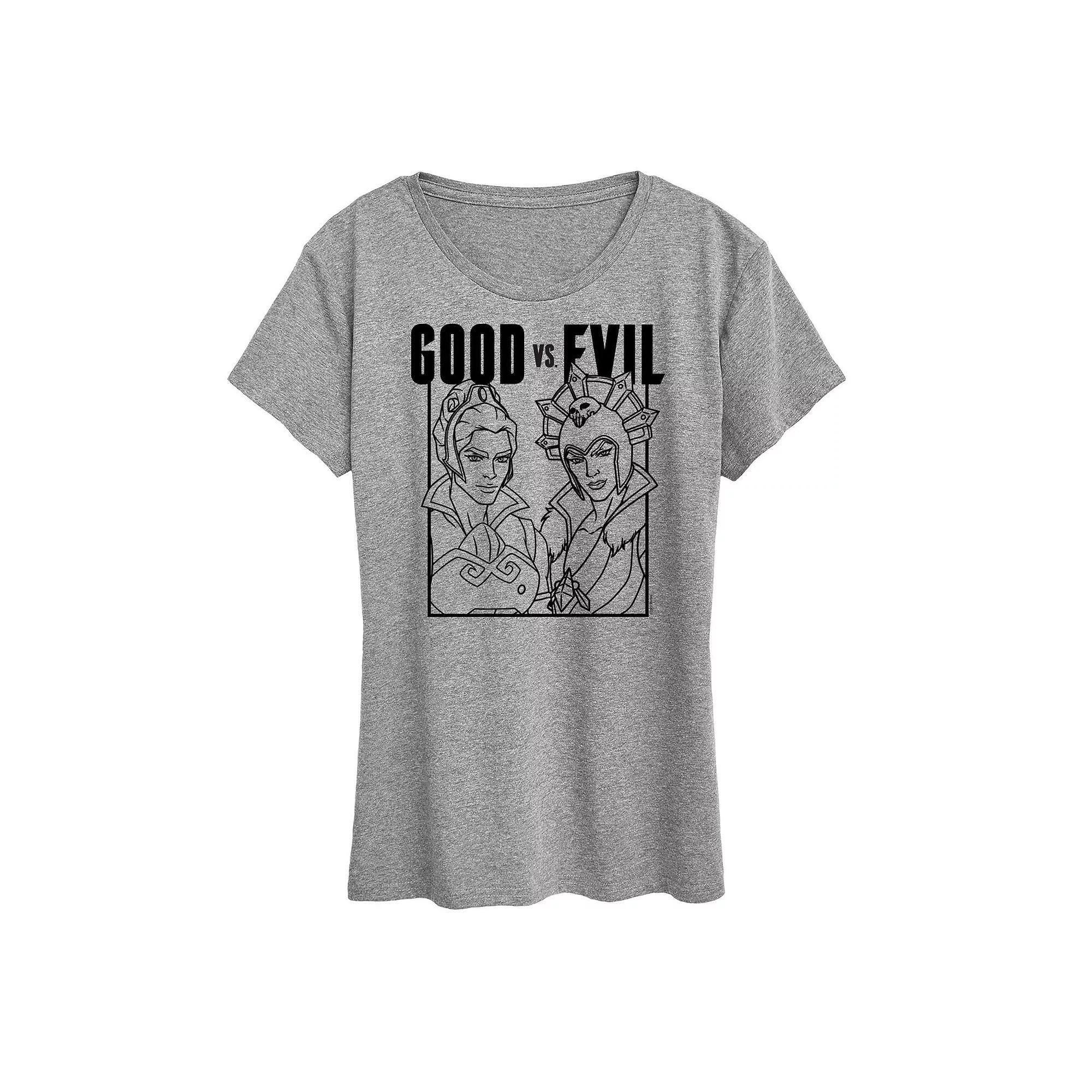 Womens Sunflower Ladybug Graphic Tee, Girls Grey Green Product Image