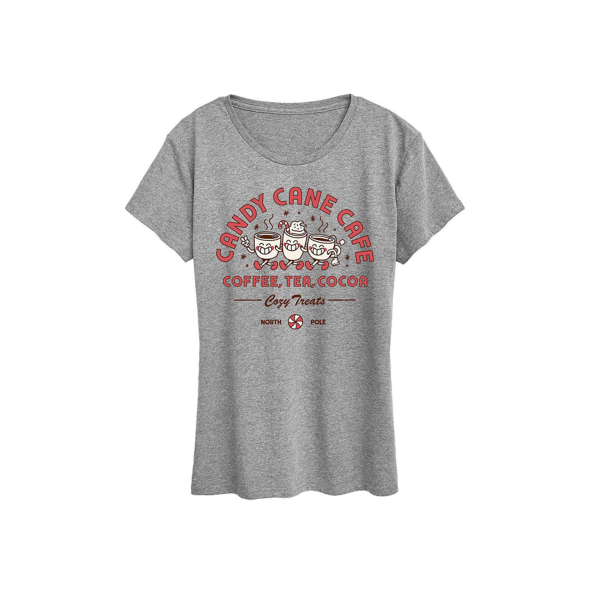 Womens Clueless Graphic Tee, Girls Grey Gray Product Image