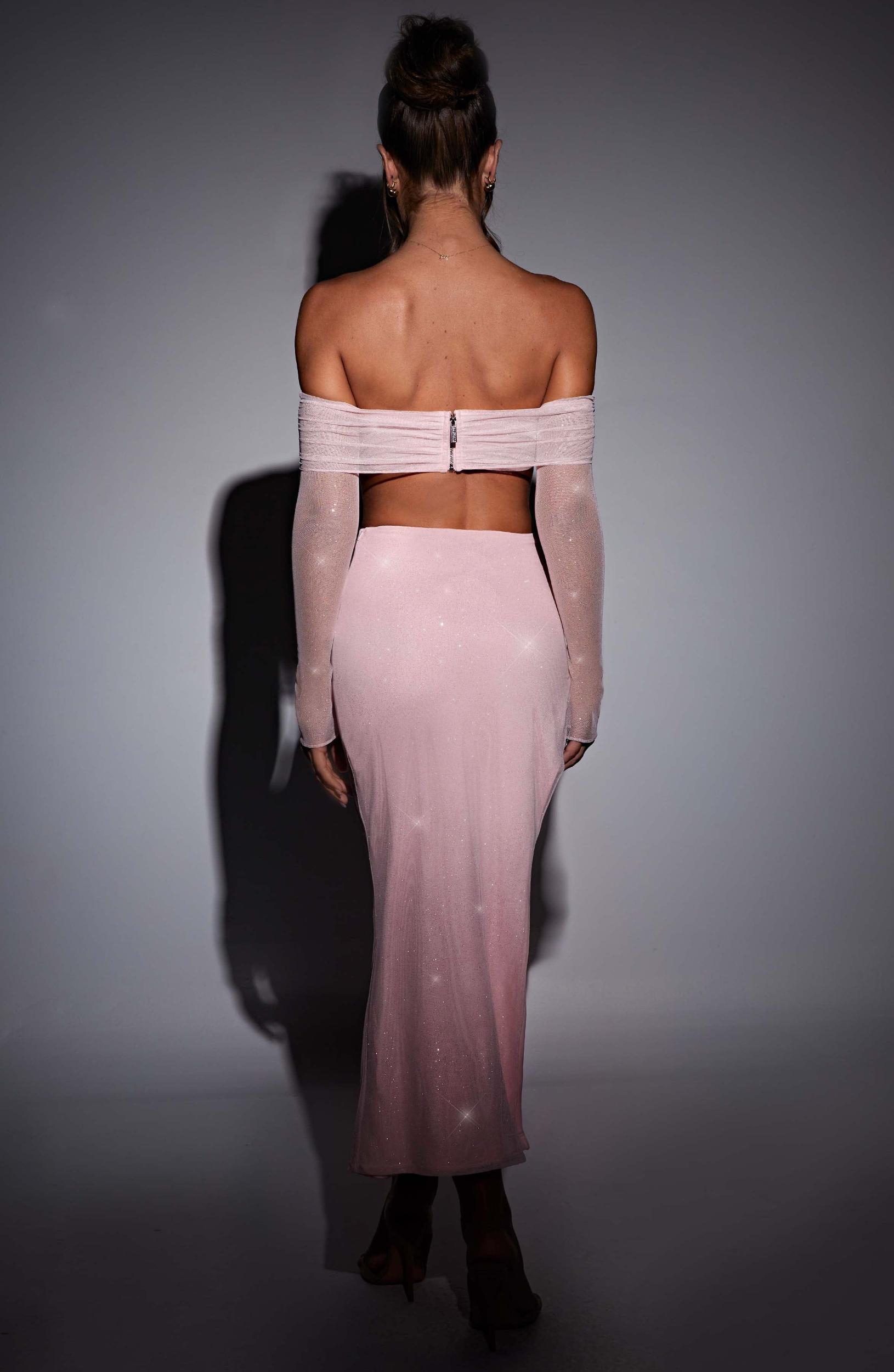 Jana Maxi Skirt - Pink Sparkle Product Image