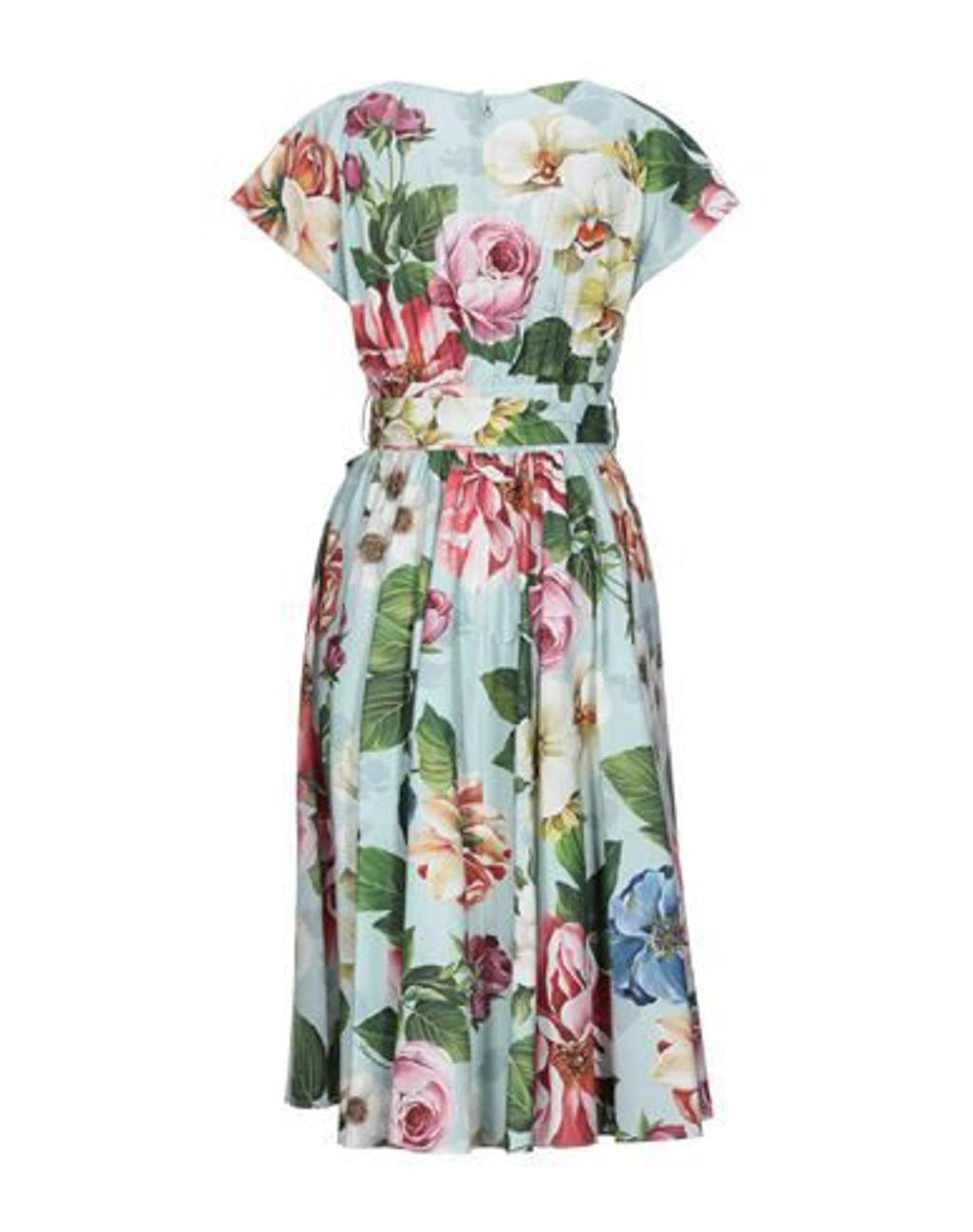 DOLCE & GABBANA Midi Dresses In Blue Product Image