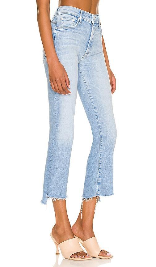 Mother The Insider High Rise Crop Step Fray Bootcut Jeans in Limited Edition Product Image
