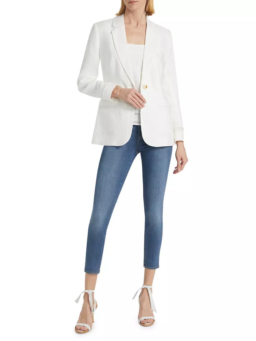 Constance Linen Blazer Product Image