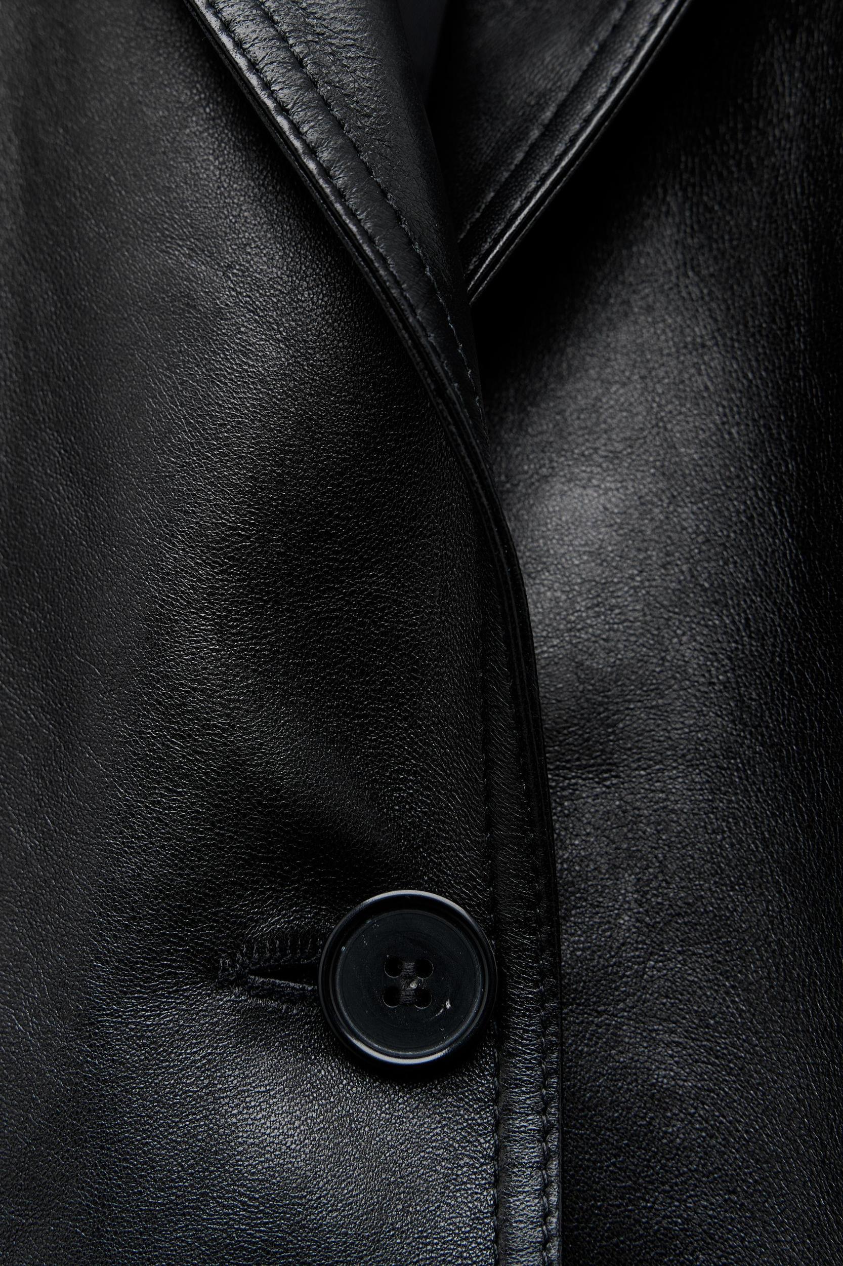 100% LEATHER BLAZER ZW COLLECTION Product Image
