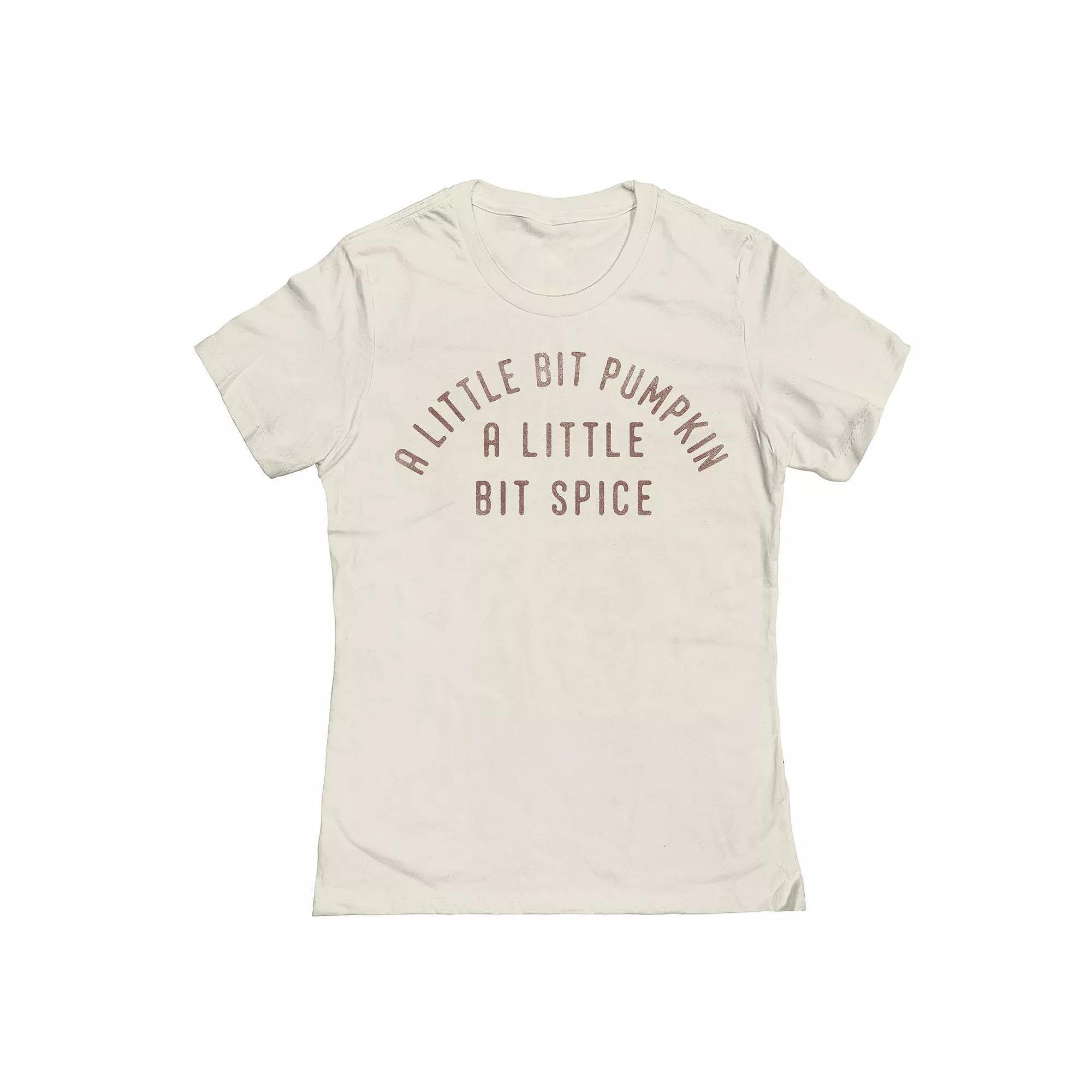 Juniors Grayson Threads by Tai Apparel Little Pumpkin Distress Graphic Tee, Womens Product Image