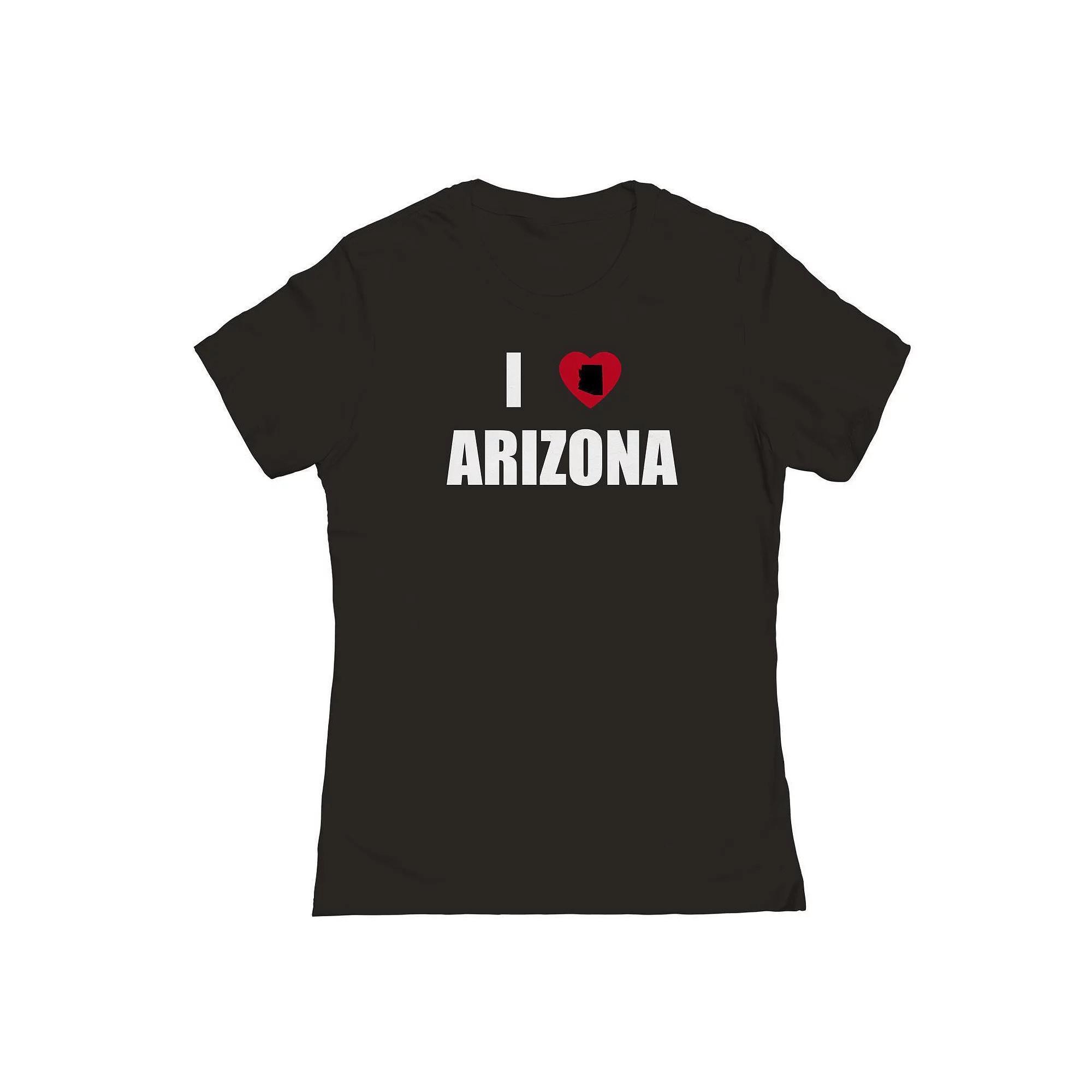 Junior's I Heart Arizona Graphic Tee, Women's, Size: Medium, White Product Image