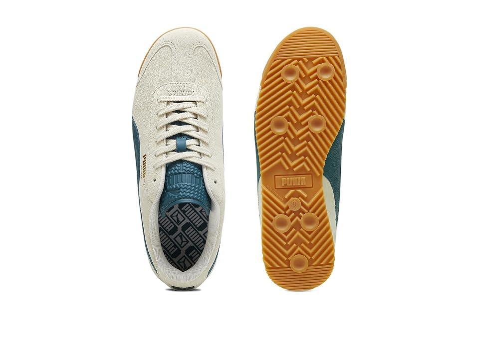 PUMA Roma Suede (Alpine Snow/Cold Green/Gum) Men's Lace up casual Shoes Product Image