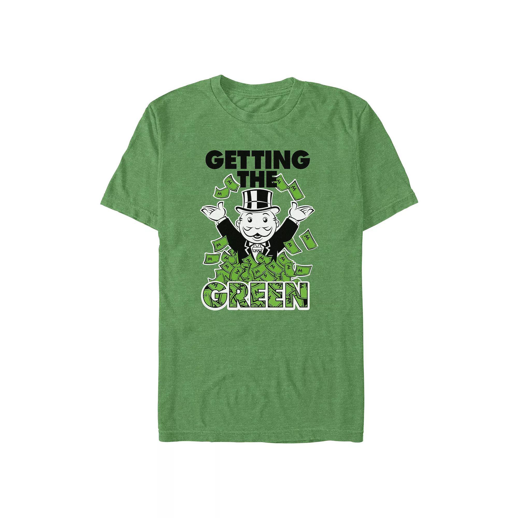 Big & Tall Getting The Green Graphic Tee, Men's, Size: 4XL, Kelly Grey Product Image