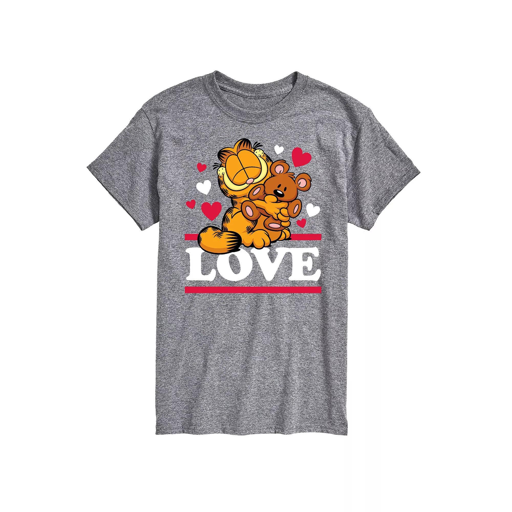 Big & Tall Garfield Love Garfield Tee, Mens Product Image
