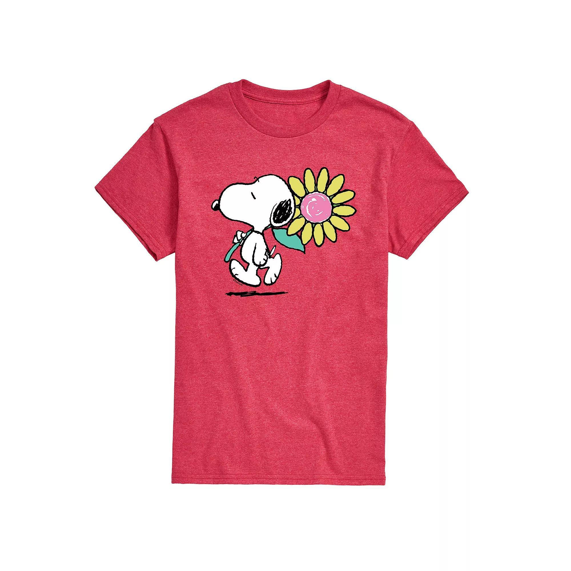 Mens Peanuts Snoopy Daisy Tee Product Image