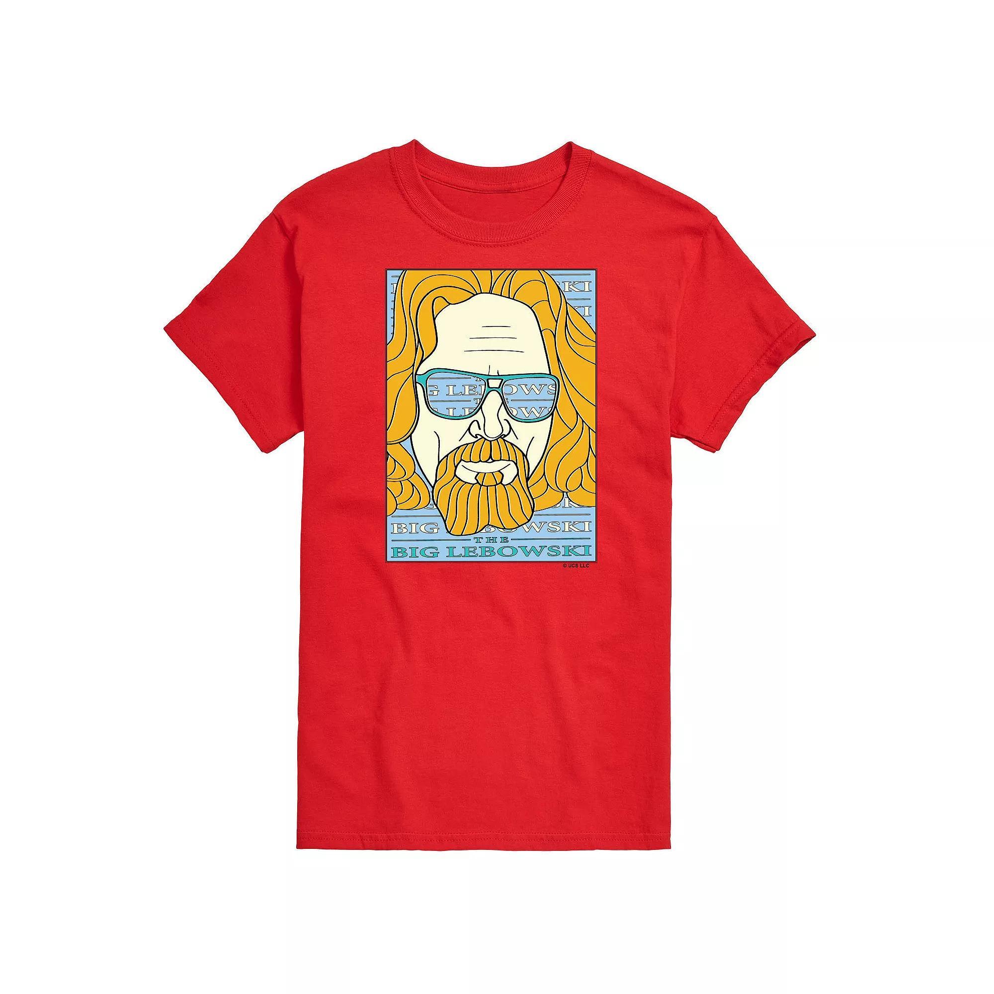 Big & Tall The Big Lebowski Rock Era Poster Tee, Mens Product Image