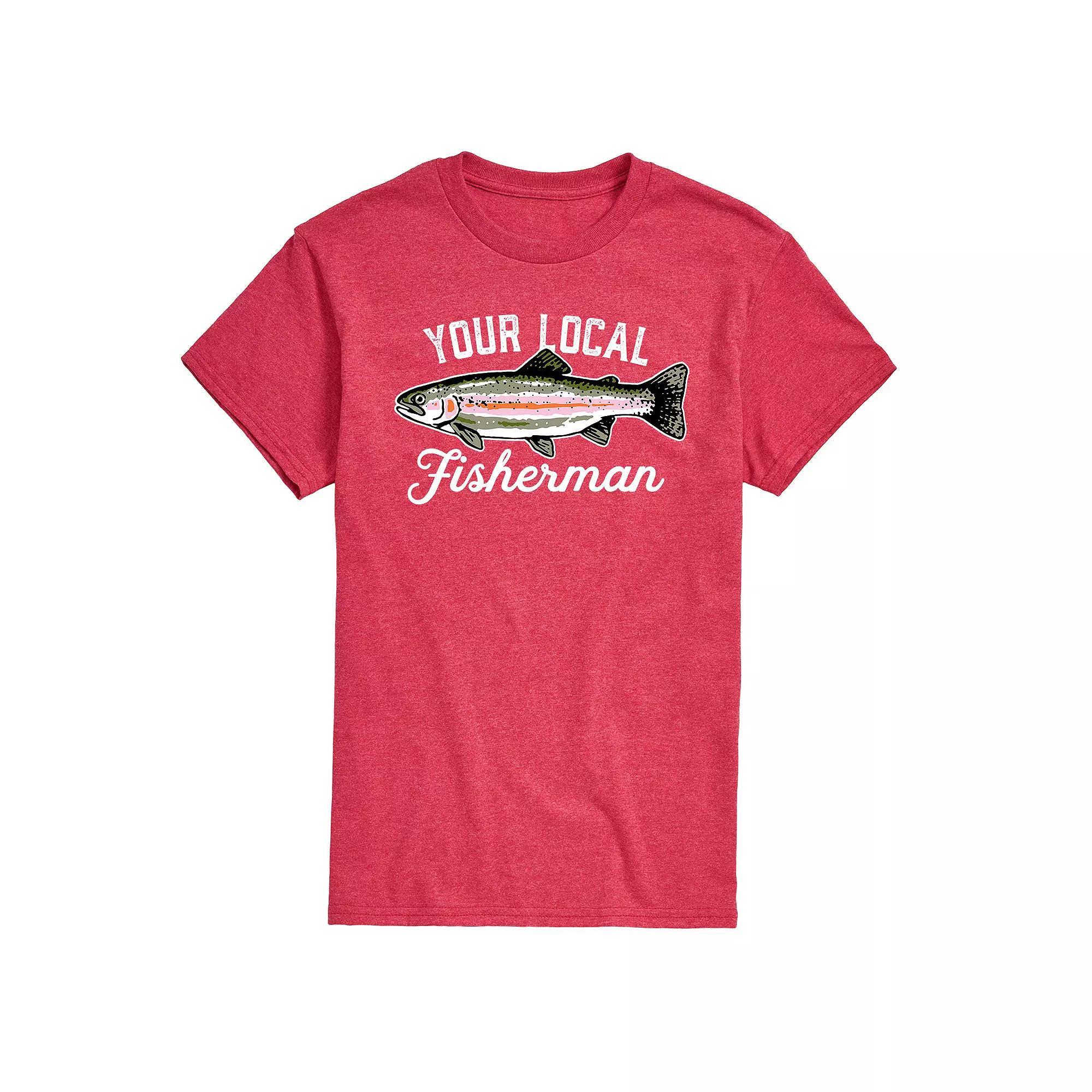 Mens Your Local Fisherman Graphic Tee Product Image