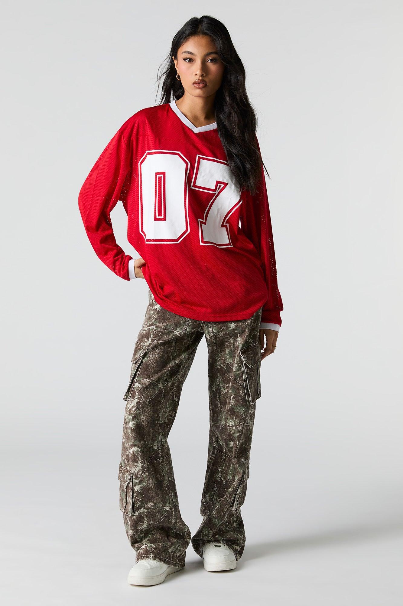 Graphic Mesh Long Sleeve Jersey Female Product Image