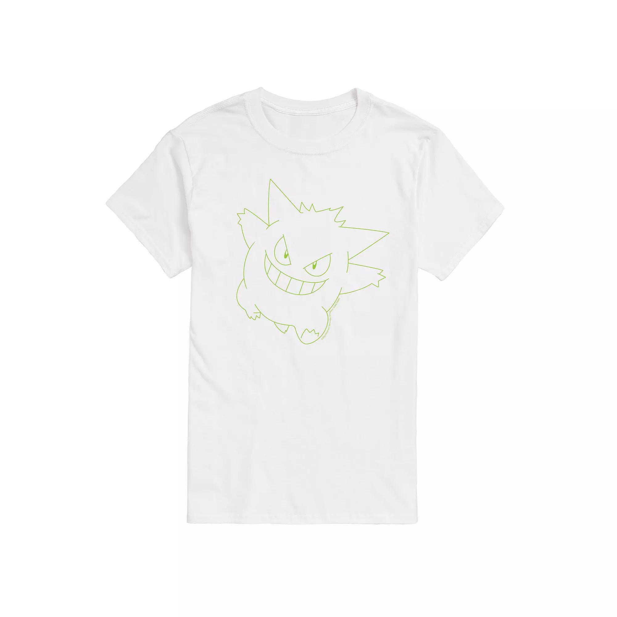 Big & Tall Pokemon Gengar Big Face Tee, Mens Product Image
