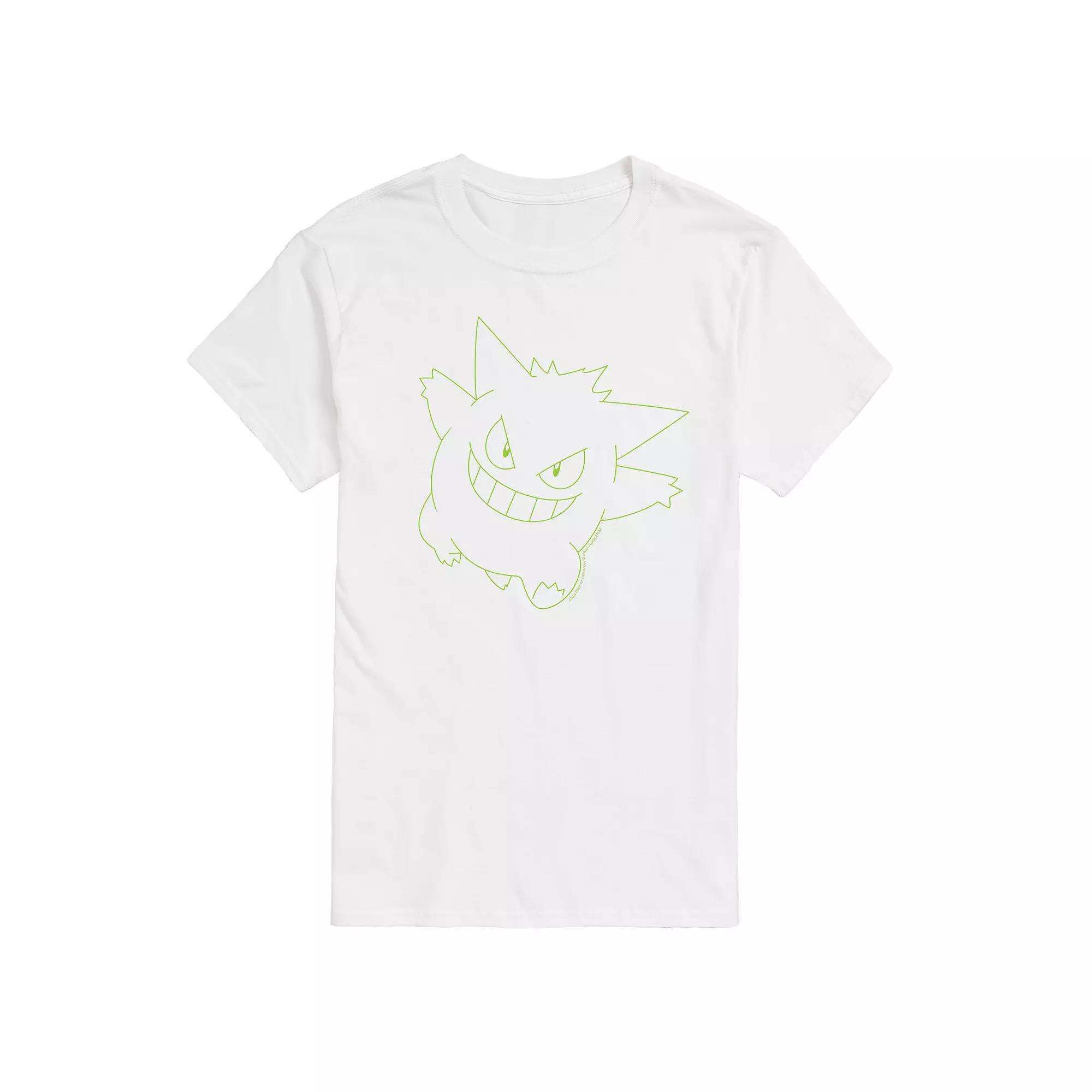 Big & Tall Pokemon Gengar Big Face Tee, Mens Product Image