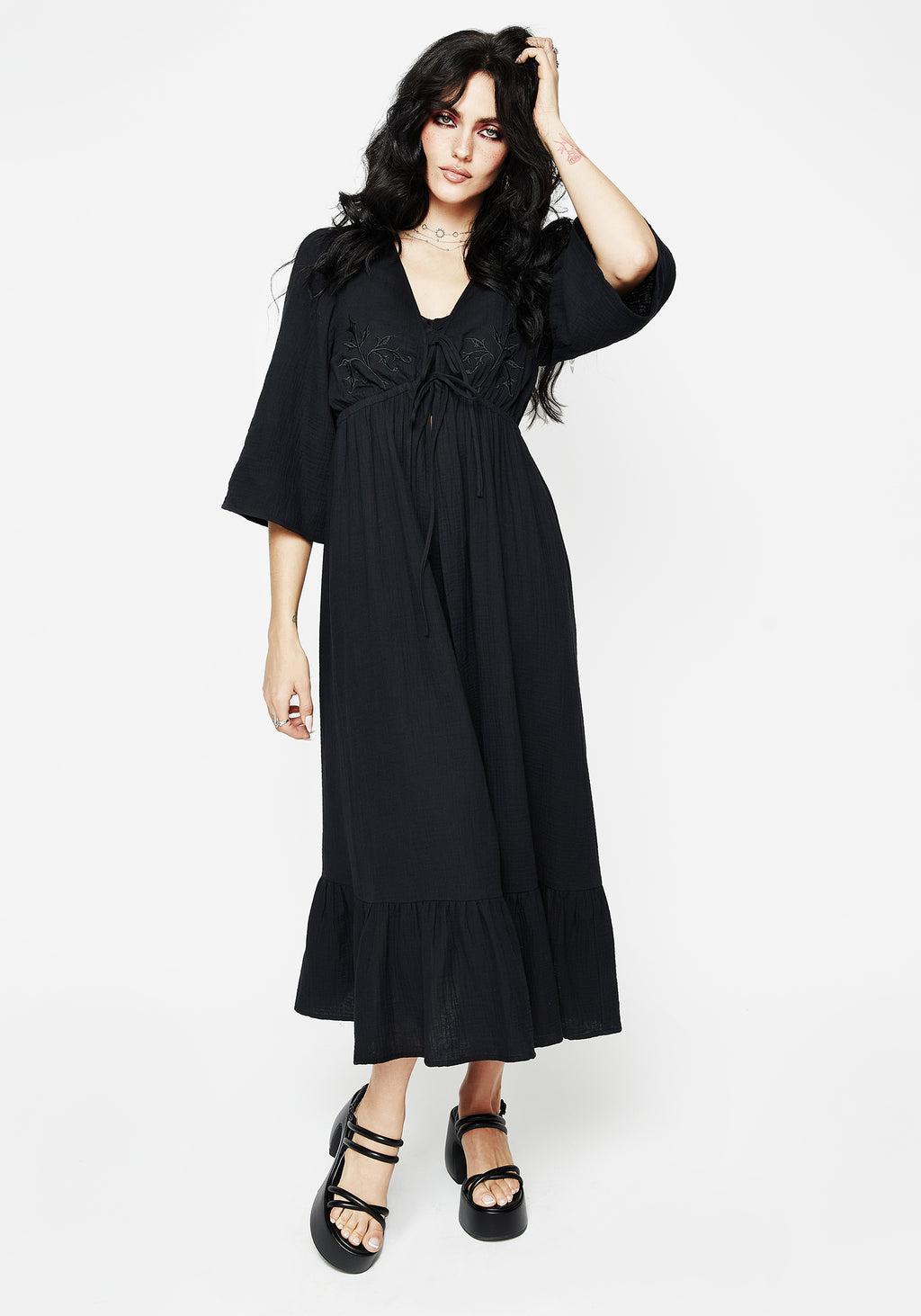Nymphidia Tie Front Midaxi Overdress Product Image