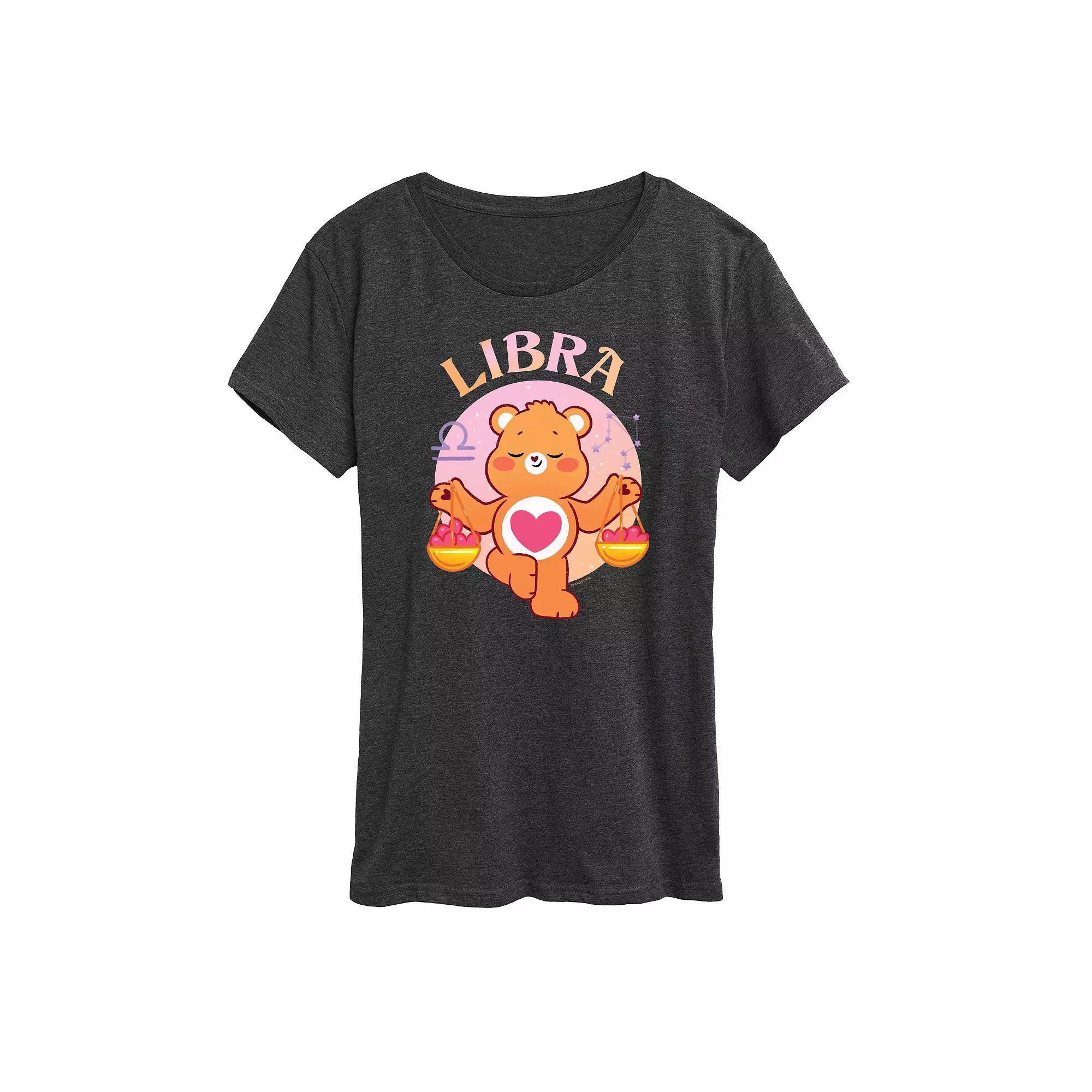 Womens Care Bears Libra Graphic Tee, Girls Product Image