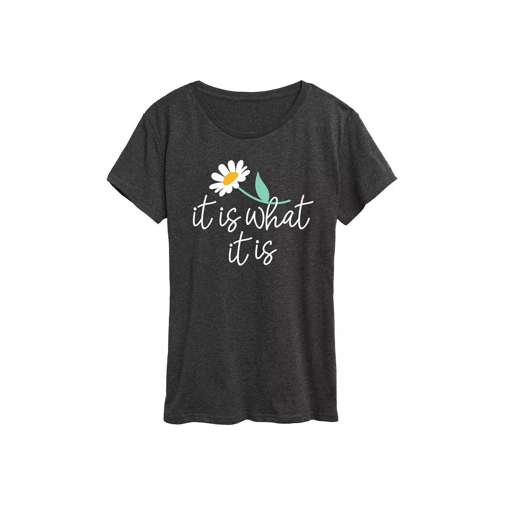 Womens Palm Sunset Ombre Graphic Tee Heather Grey Product Image