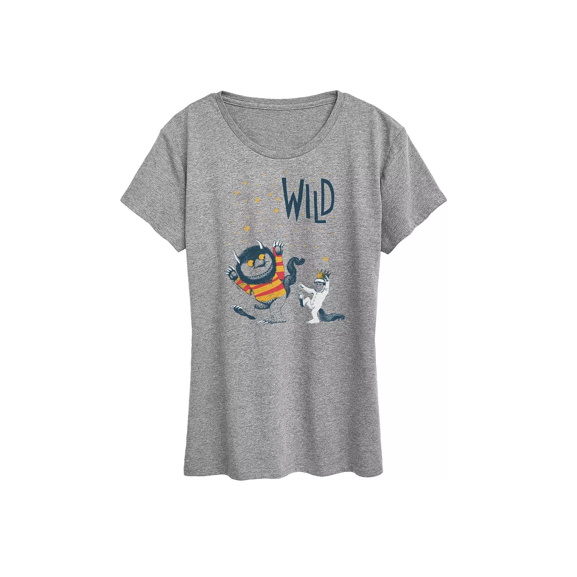 Disney / Pixars Inside Out 2 Womens Group Graphic Tee Grey Gray Product Image