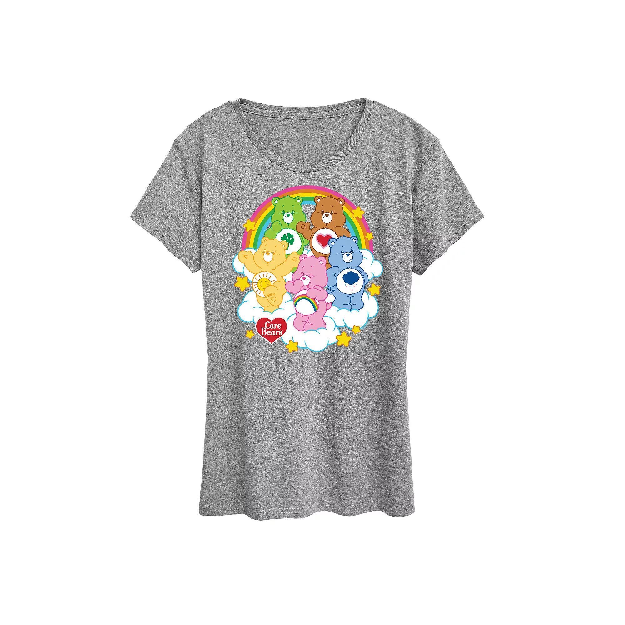 Womens Care Bears Group On Clouds Graphic Tee, Girls Product Image