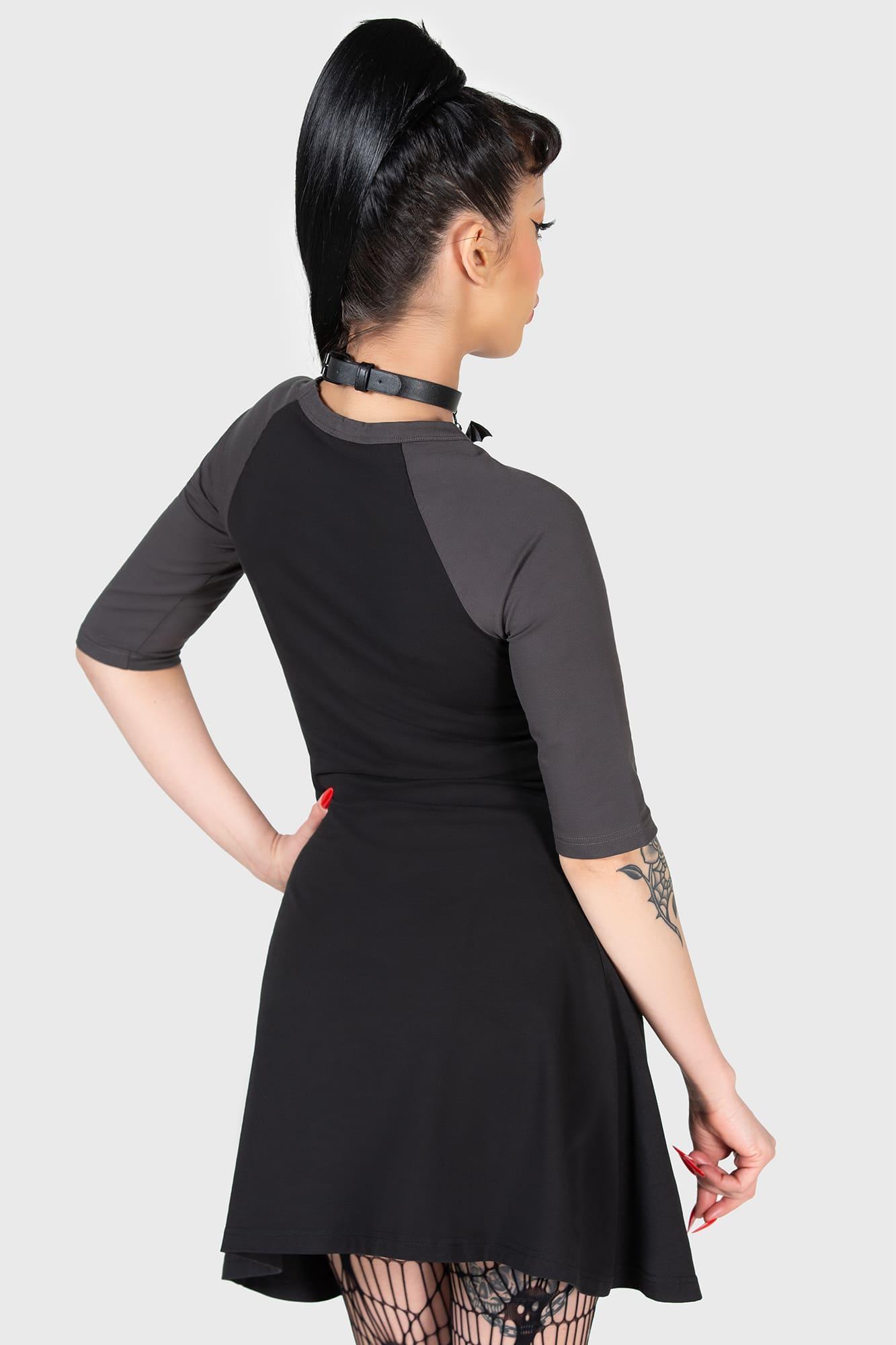 Bad 2 The Bone Raglan Dress - Resurrect Female Product Image