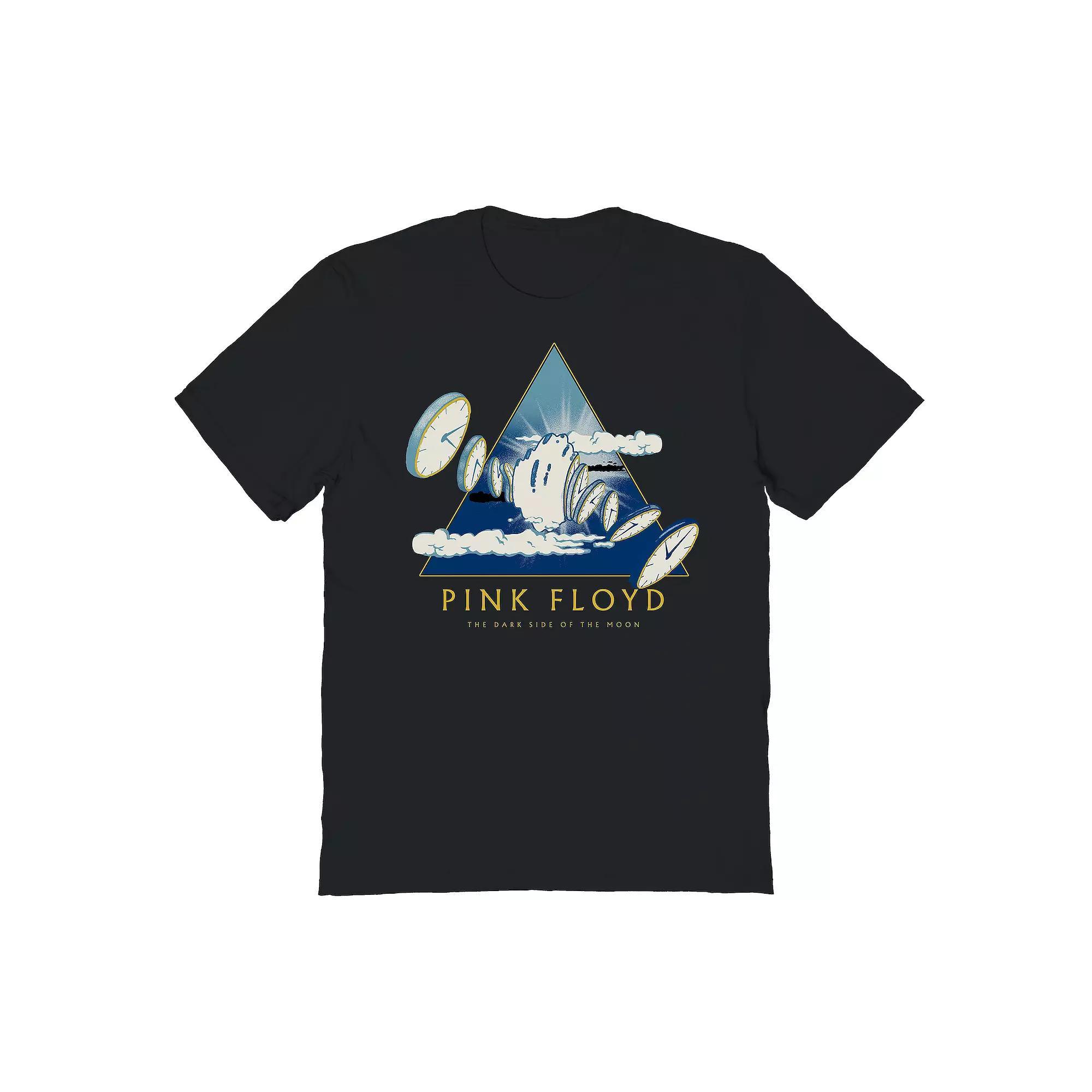 Men's Melting Clocks Pink Floyd Graphic Tee, Size: Small, Black Product Image