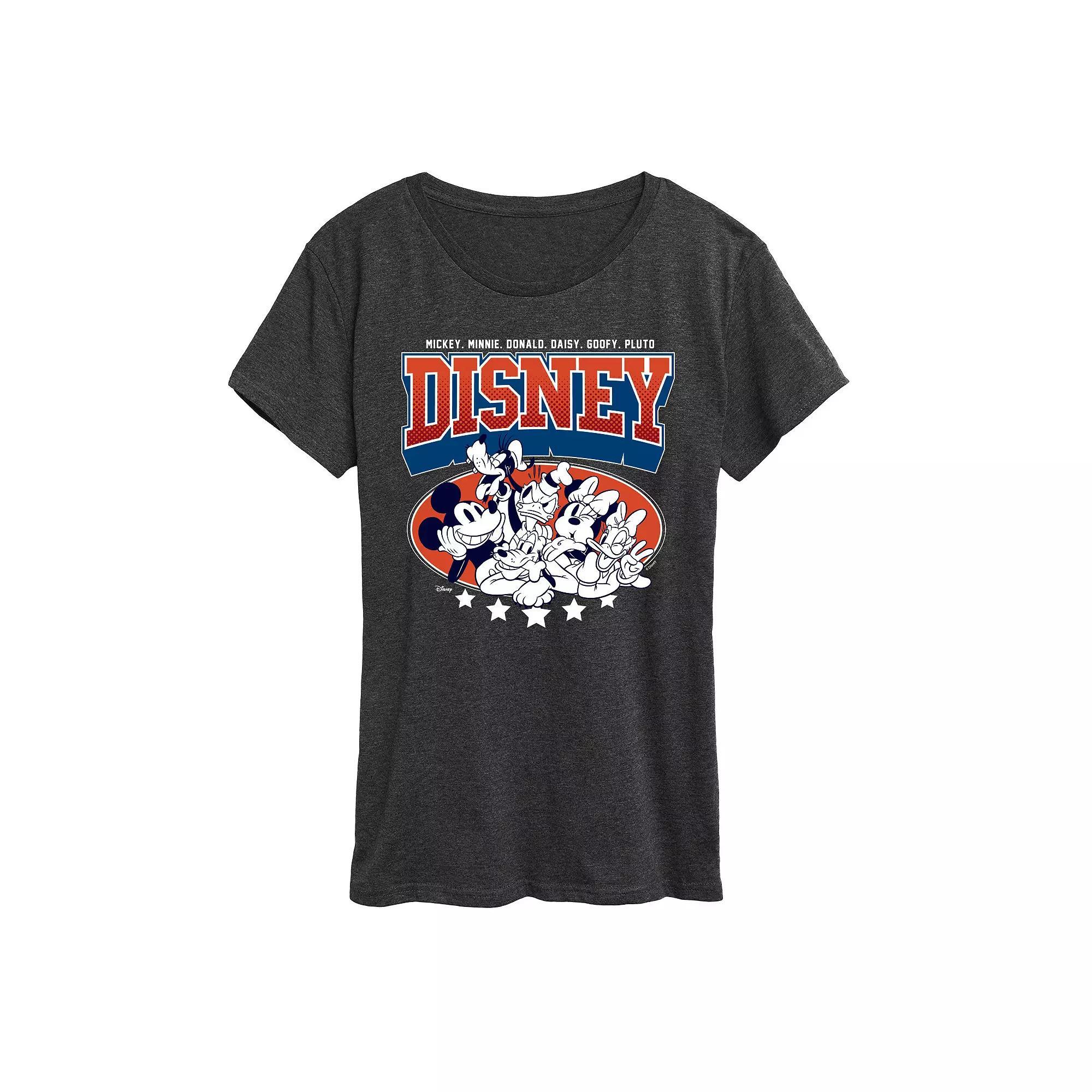 Womens Coffee Camping And Dogs Graphic Tee Heather Grey Product Image