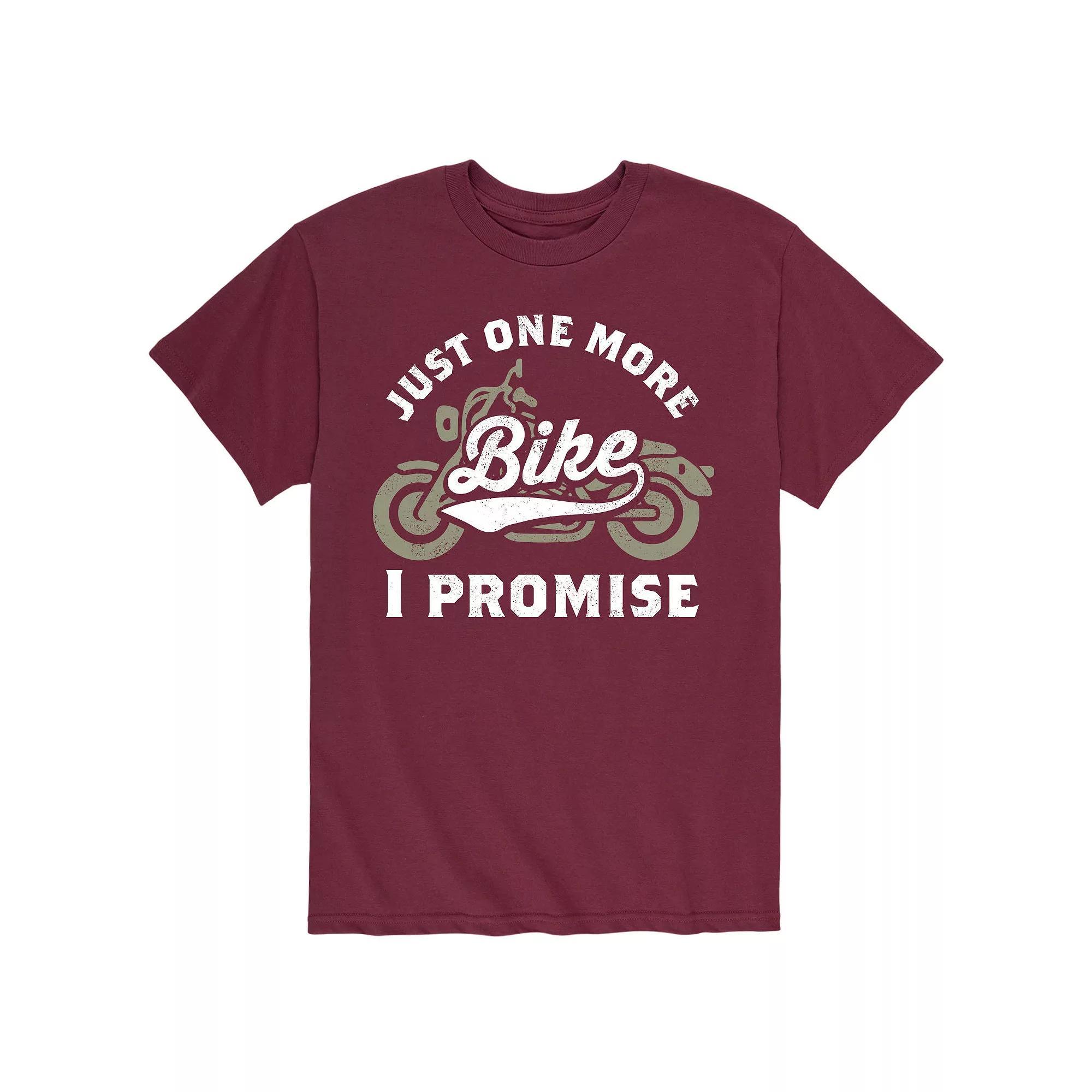 Mens Just One More Bike I Promise Tee Product Image