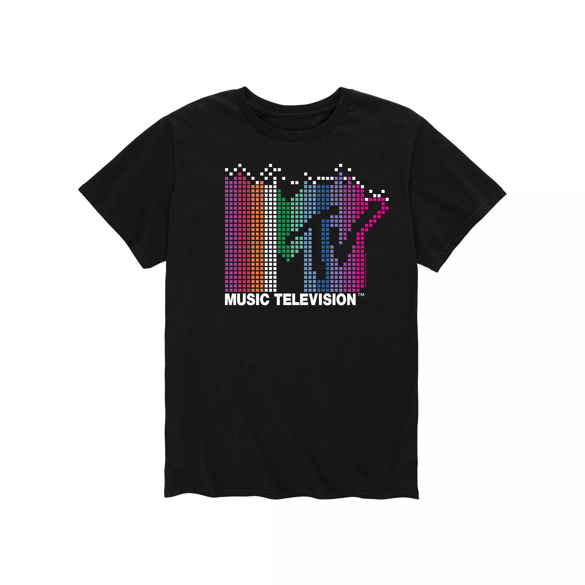 Mens MTV Rainbow Tee Product Image