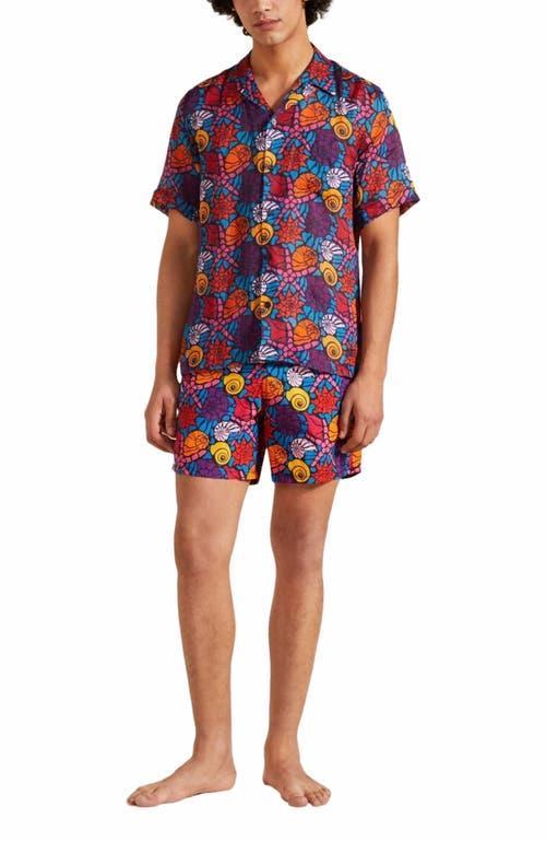 Mens Noumea Sea Graphic Camp Shirt Product Image