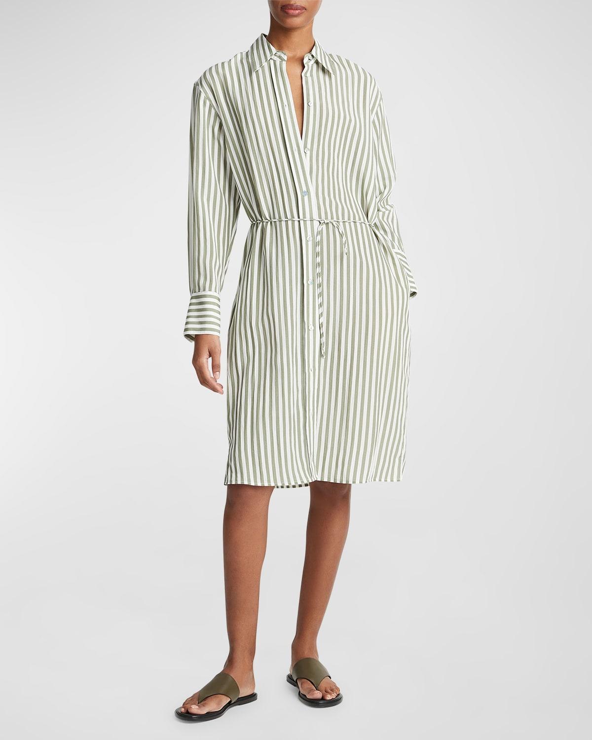 Womens Coast Striped Shirtdress Product Image