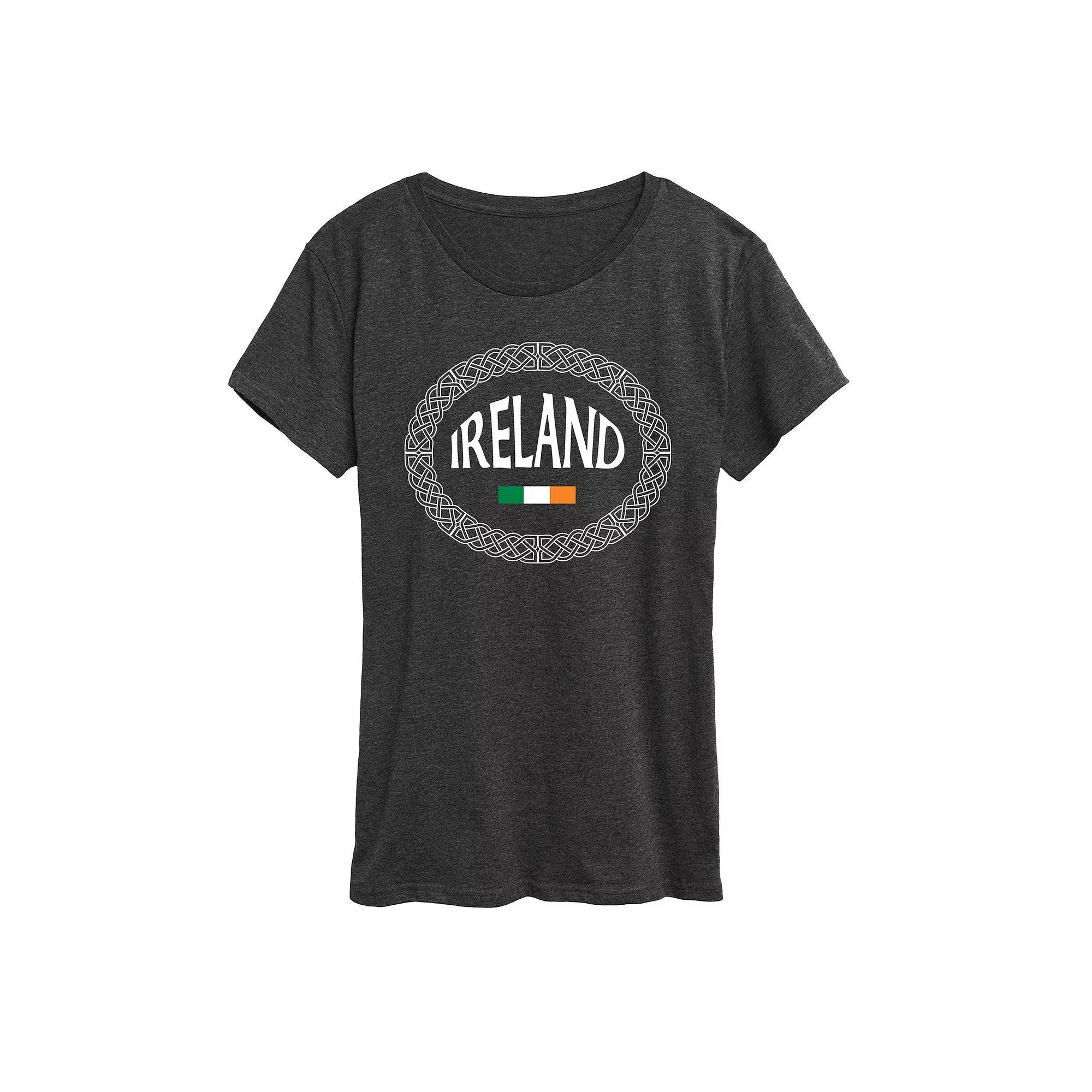 Women's Barbie® St. Patrick's Logo Graphic Tee, Size: Medium, Black Product Image