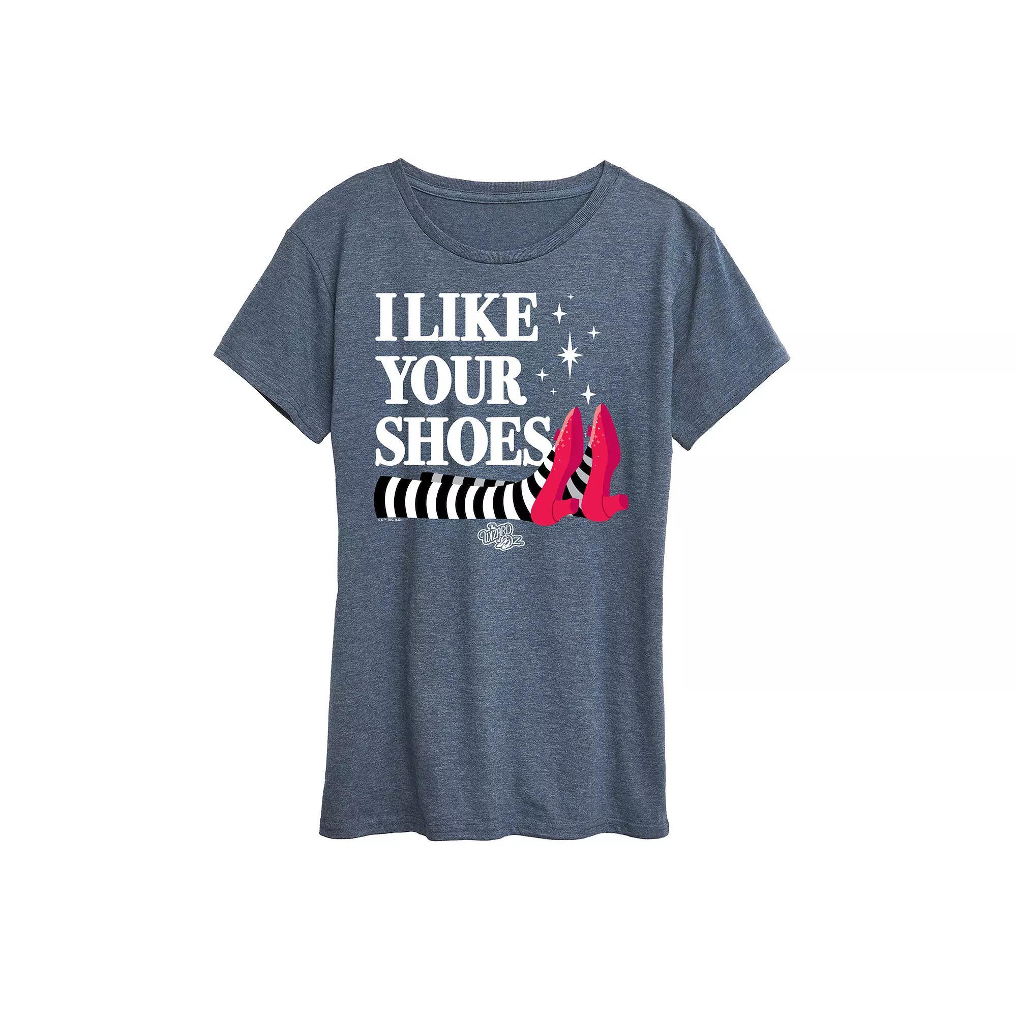 Womens Barbie The Movie Kenough Rainbow Graphic Tee, Girls Grey Royal Blue Product Image