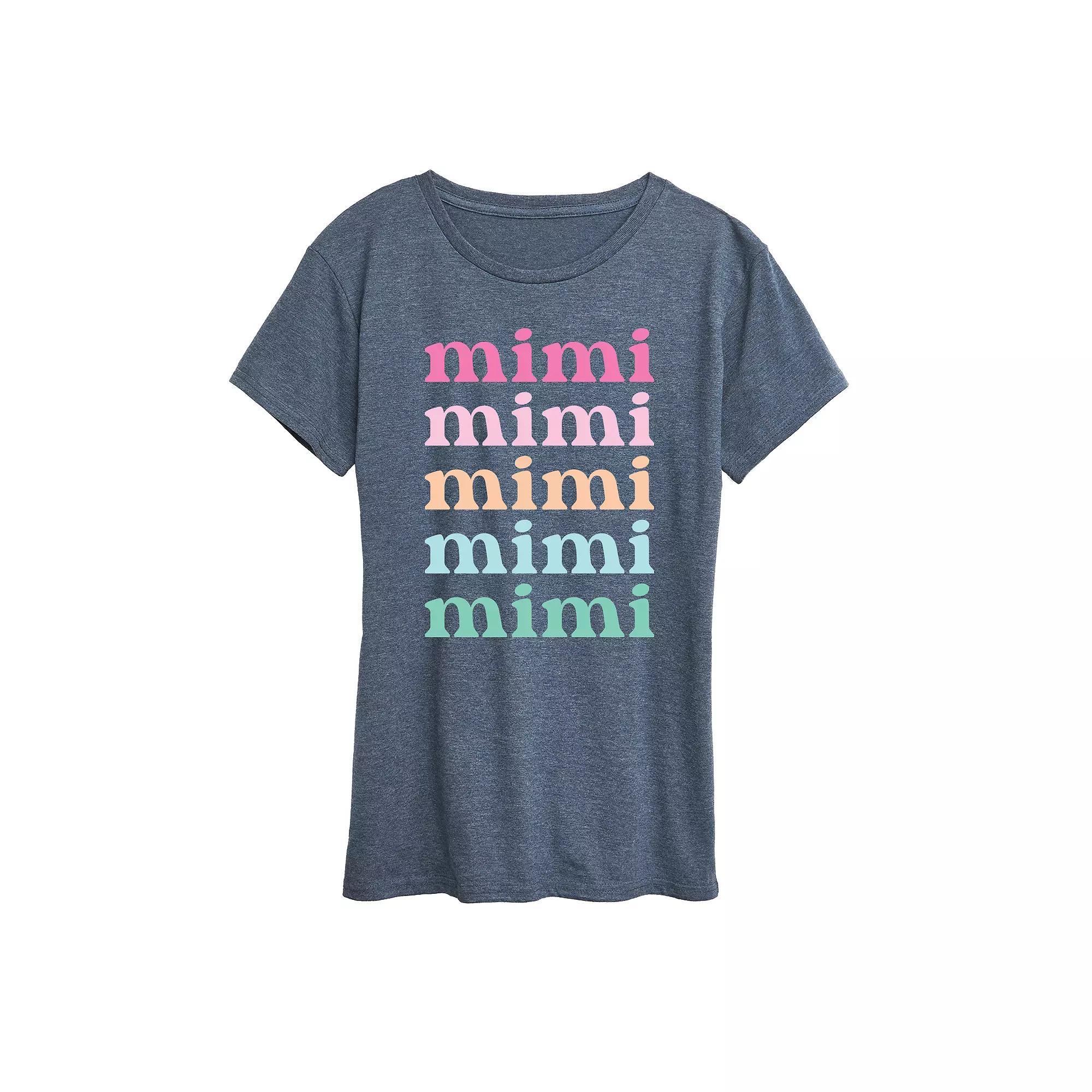 Plus Save The Mermaids Graphic Tee, Womens Grey Blue Product Image